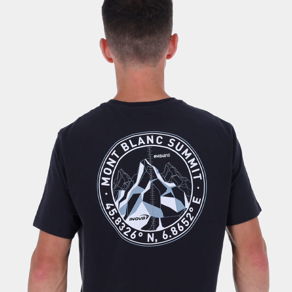 Inov-8 Men's Graphic "Mont Blanc" T-Shirt in Graphite