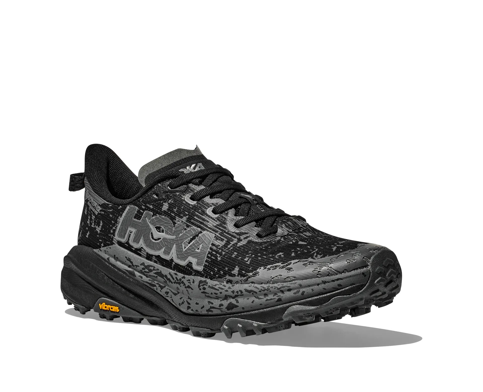 Hoka Women's Speedgoat 6 GTX in Black/Outer Orbit