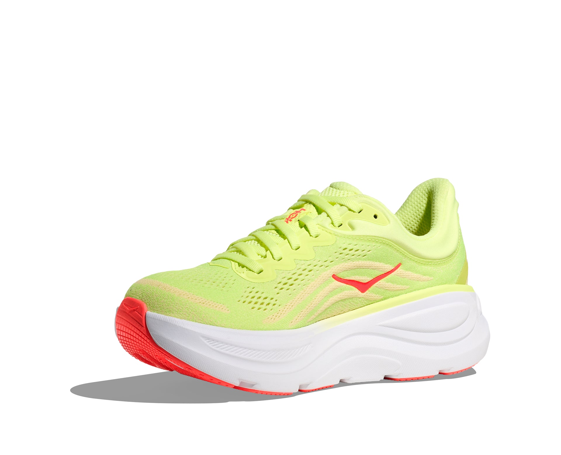 Hoka Women's Bondi 9 in Neon Yuzu/Sunlight