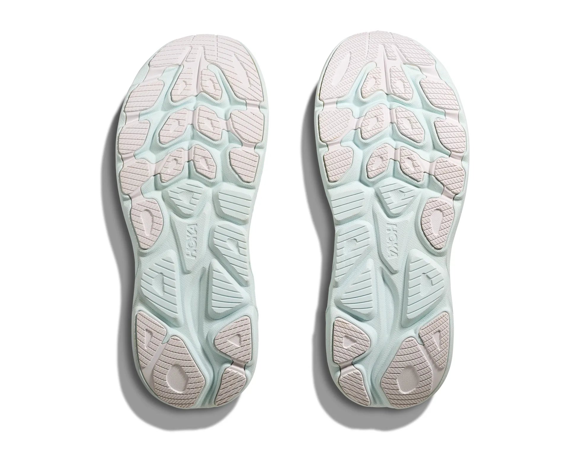 Hoka Women's Clifton 10 in White/Cielo Blue