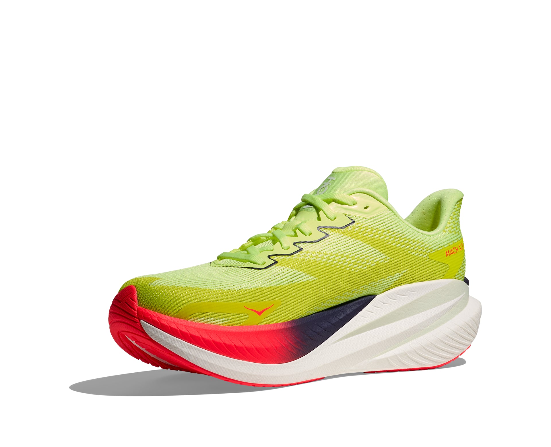 Hoka Men's Mach X 3 in Neon Yuzu/Squid Ink