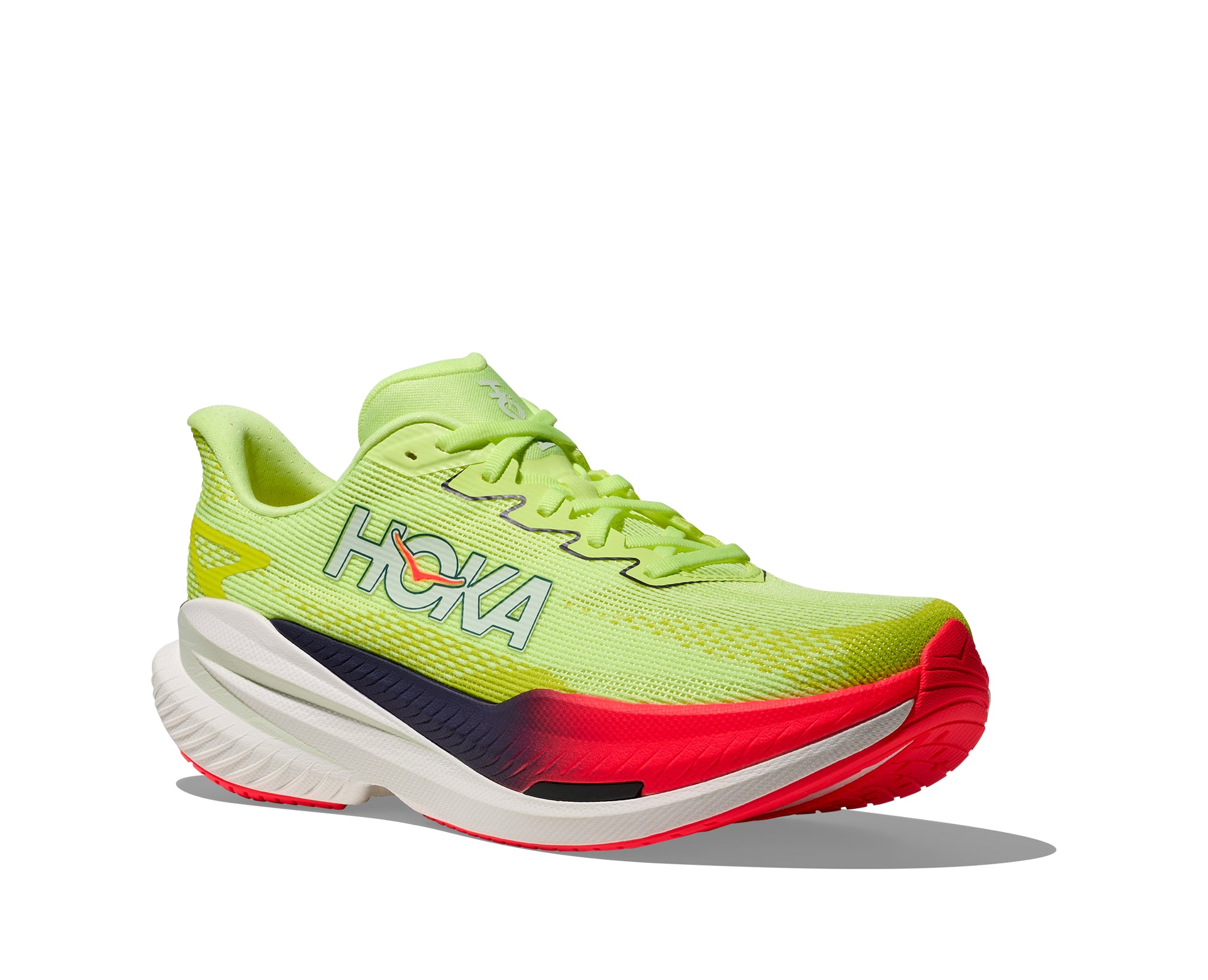 Hoka Men's Mach X 3 in Neon Yuzu/Squid Ink