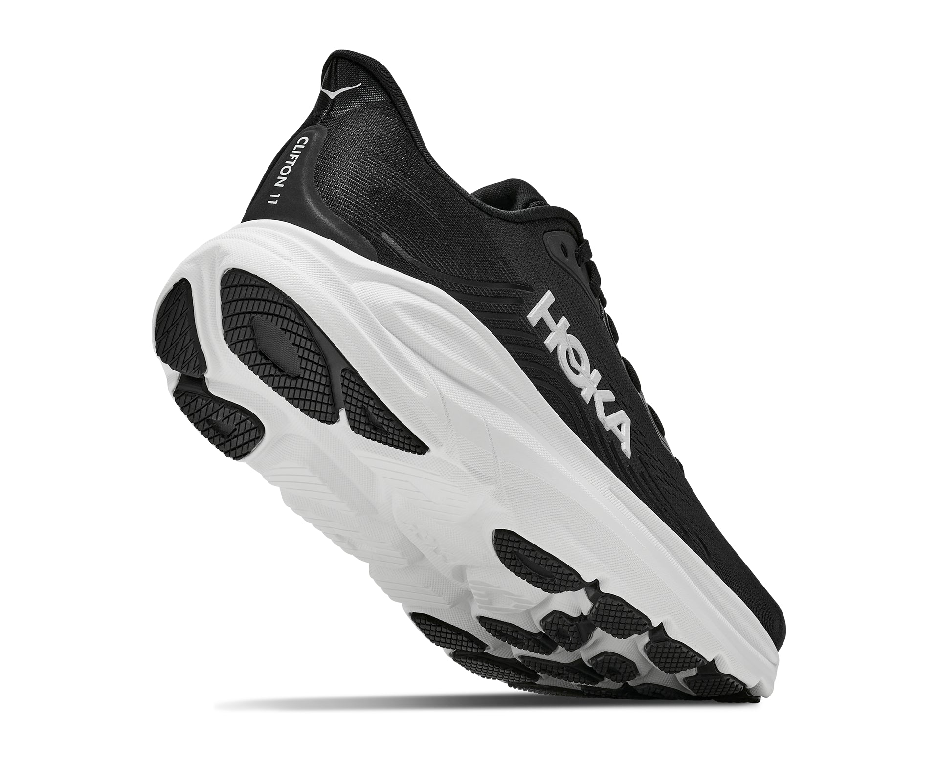 Hoka Men's Clifton 11 in Black/White