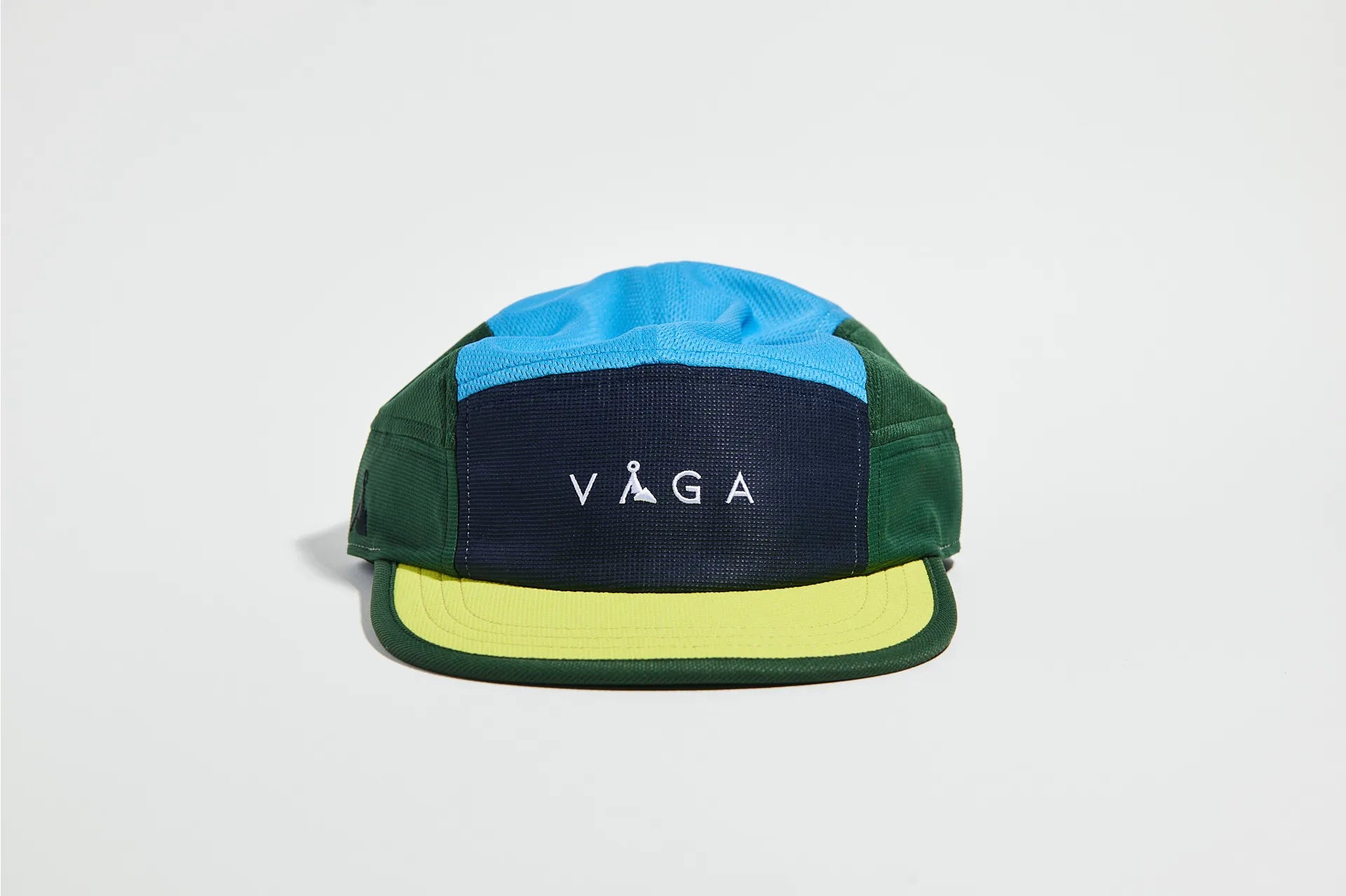 Vaga Club Cap in Bright Blue/Racing Green/Bright Yellow