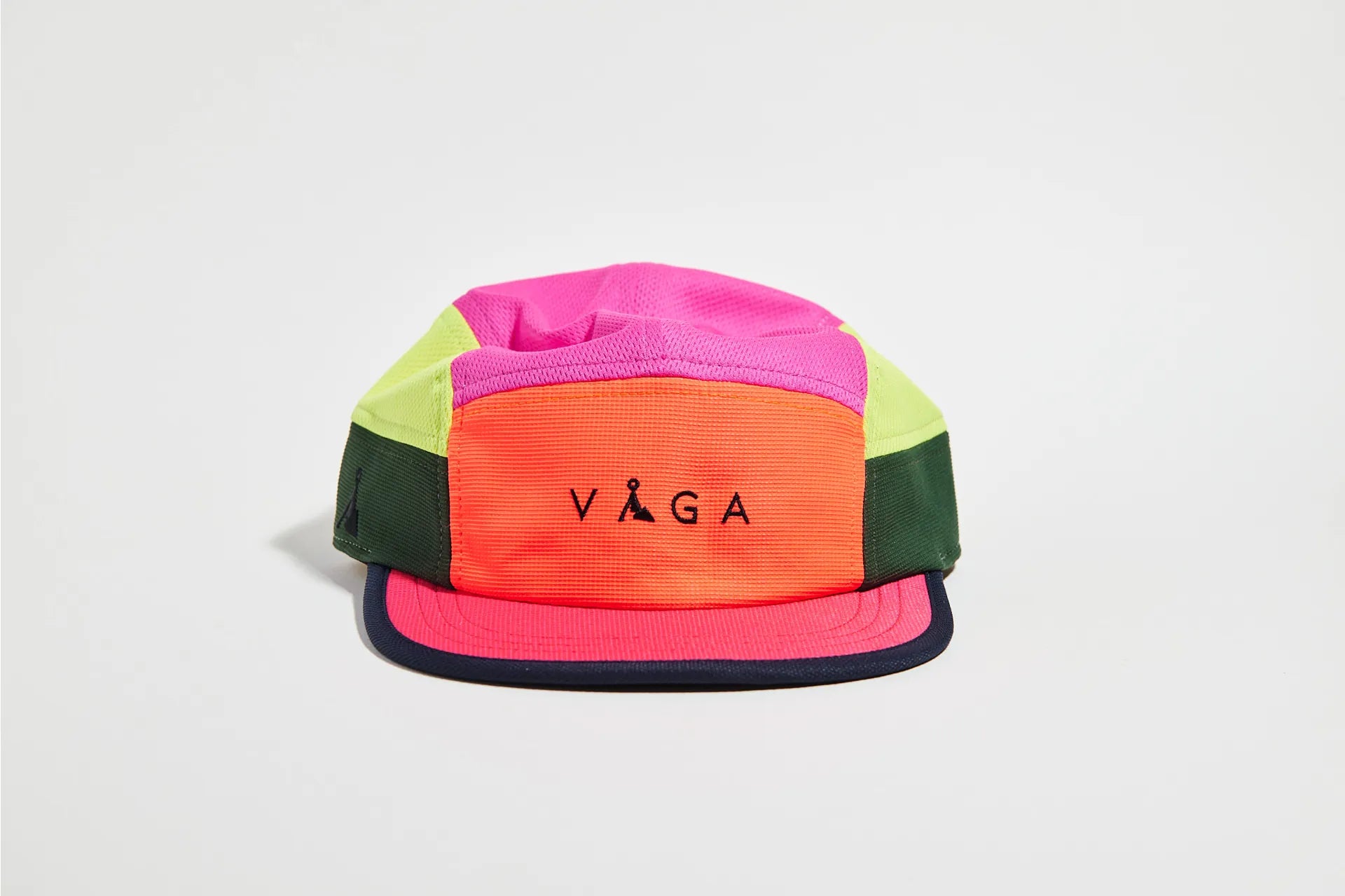 Vaga Club Cap in Neon Yellow/Green/Neon Pink/Navy Blue