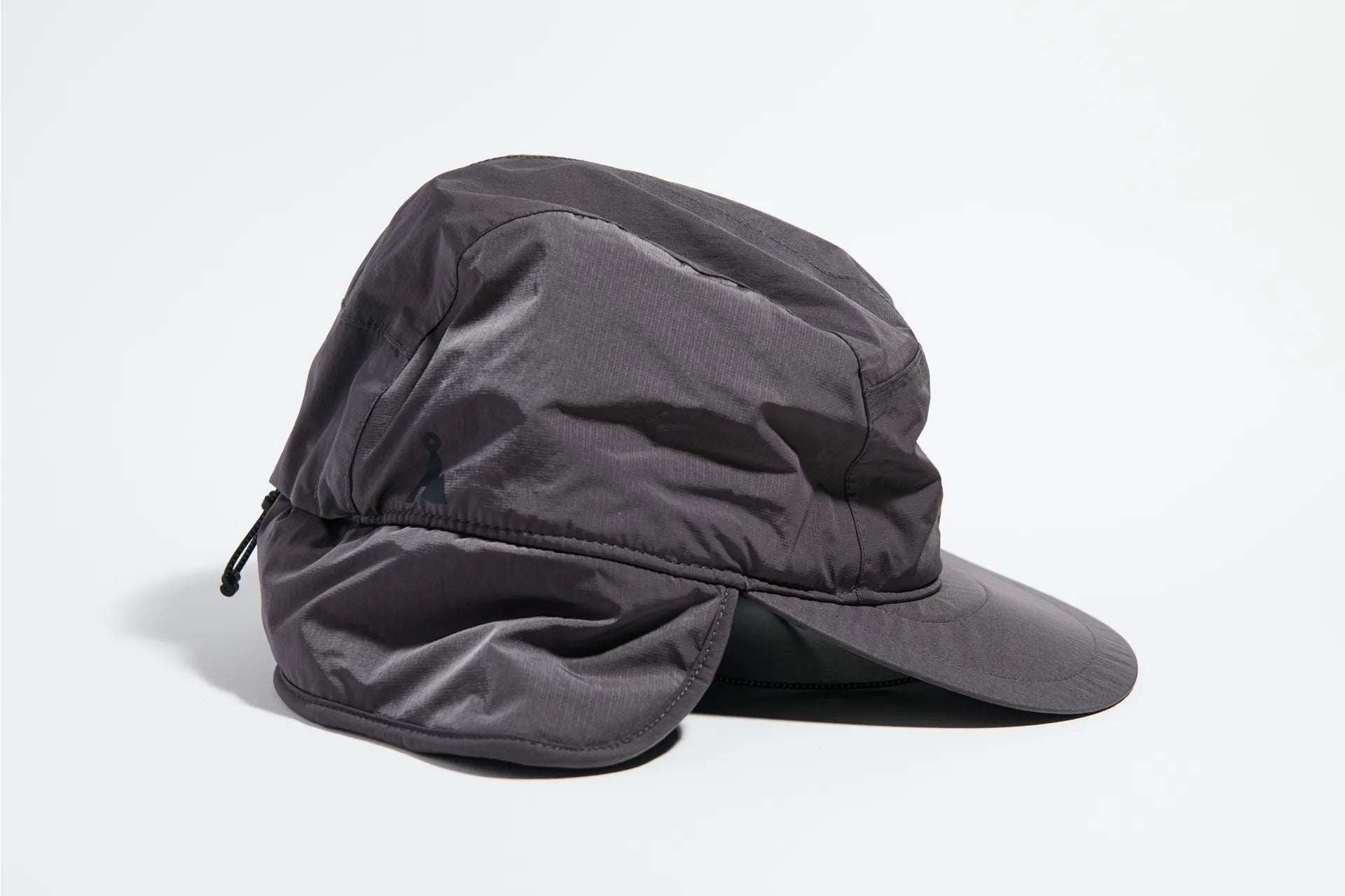 Vaga Padded Hiker Cap in Mid Grey