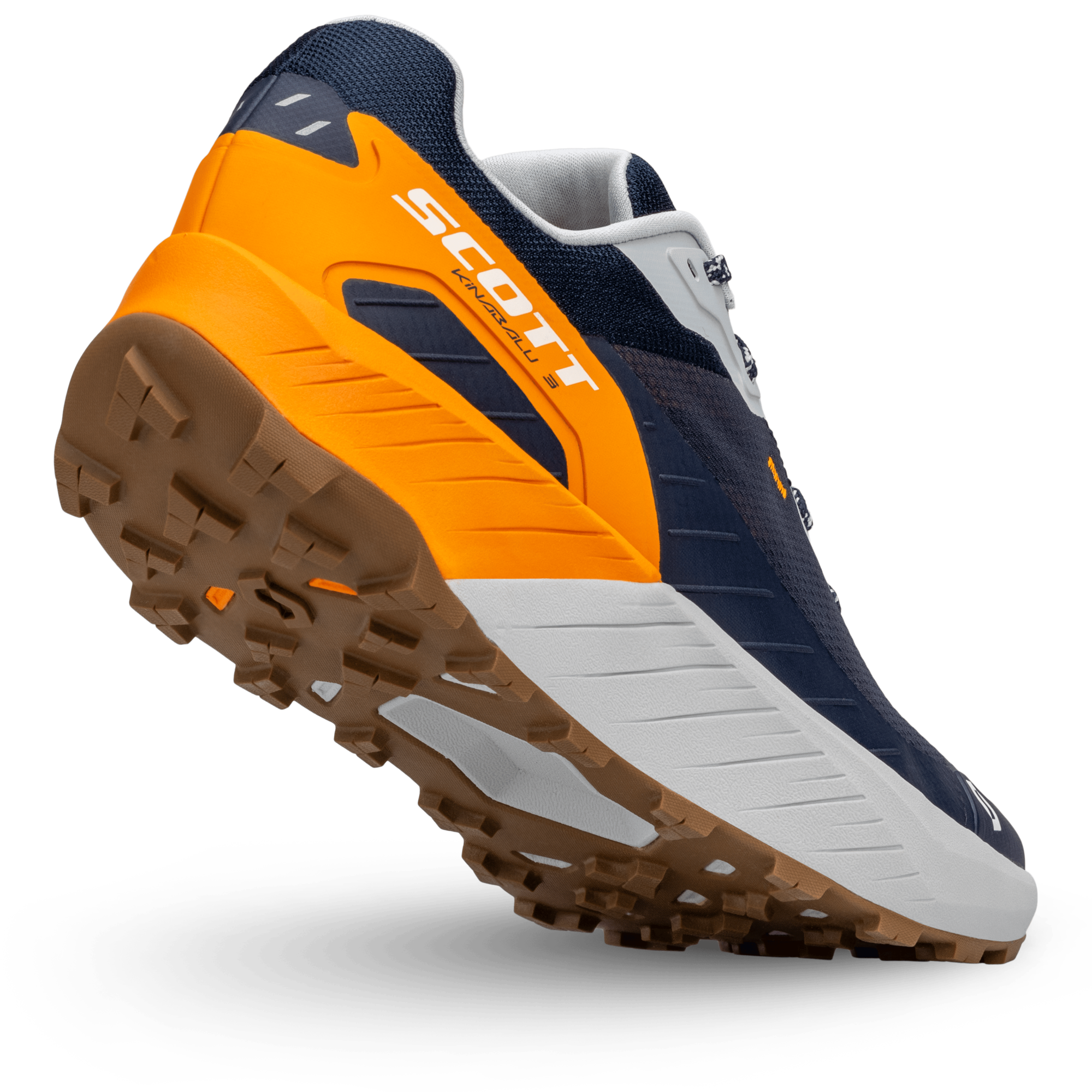 Scott Sports Men's Kinabalu 3 Shoes in Dark Blue/Flash Orange