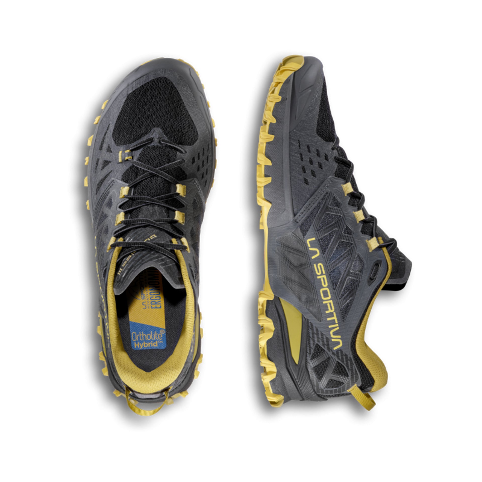 La Sportiva Bushido III Shoe in Black/Yellow