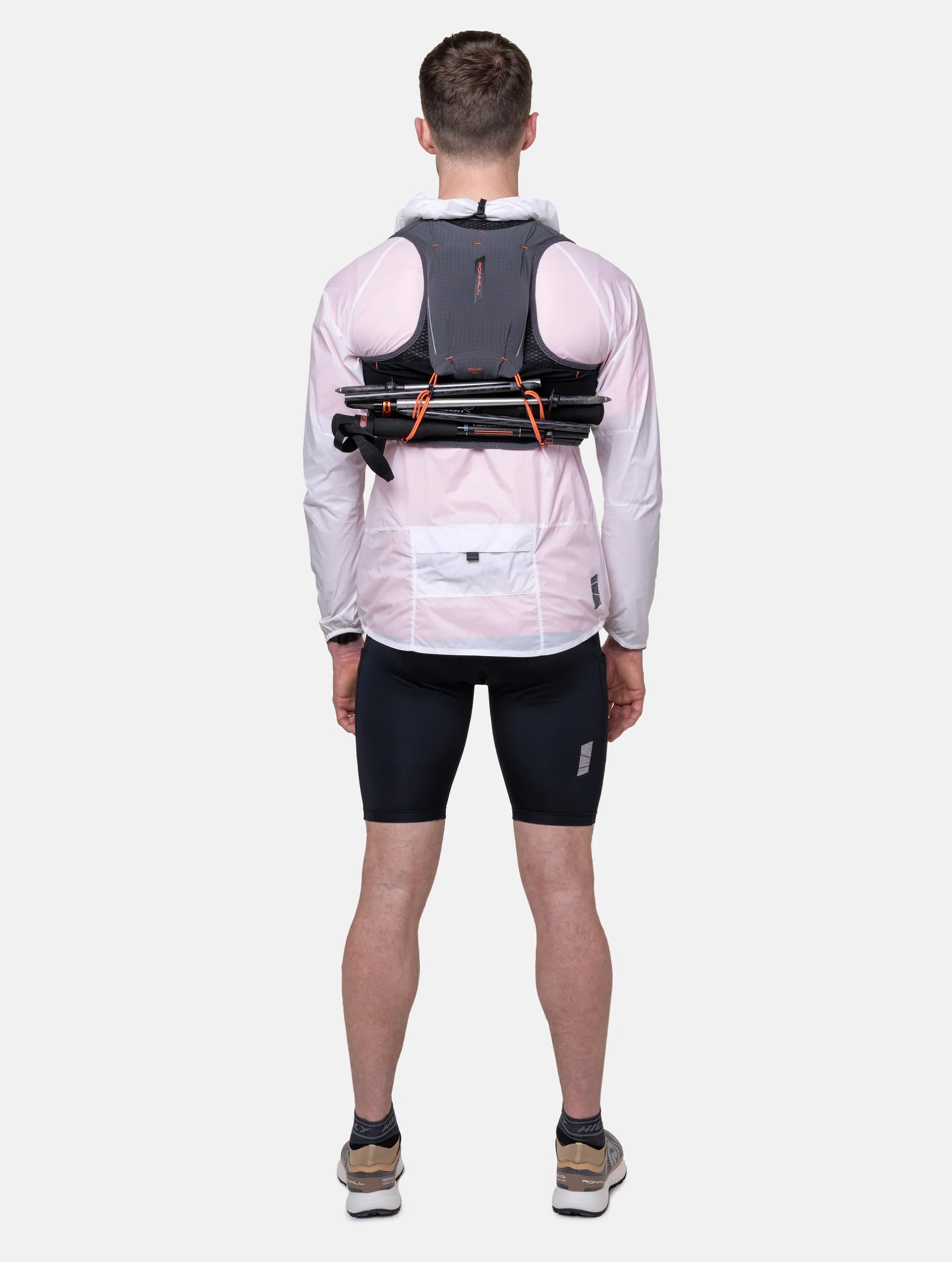 Ronhill Solus 5L Race Vest in Black/Ronhill Red