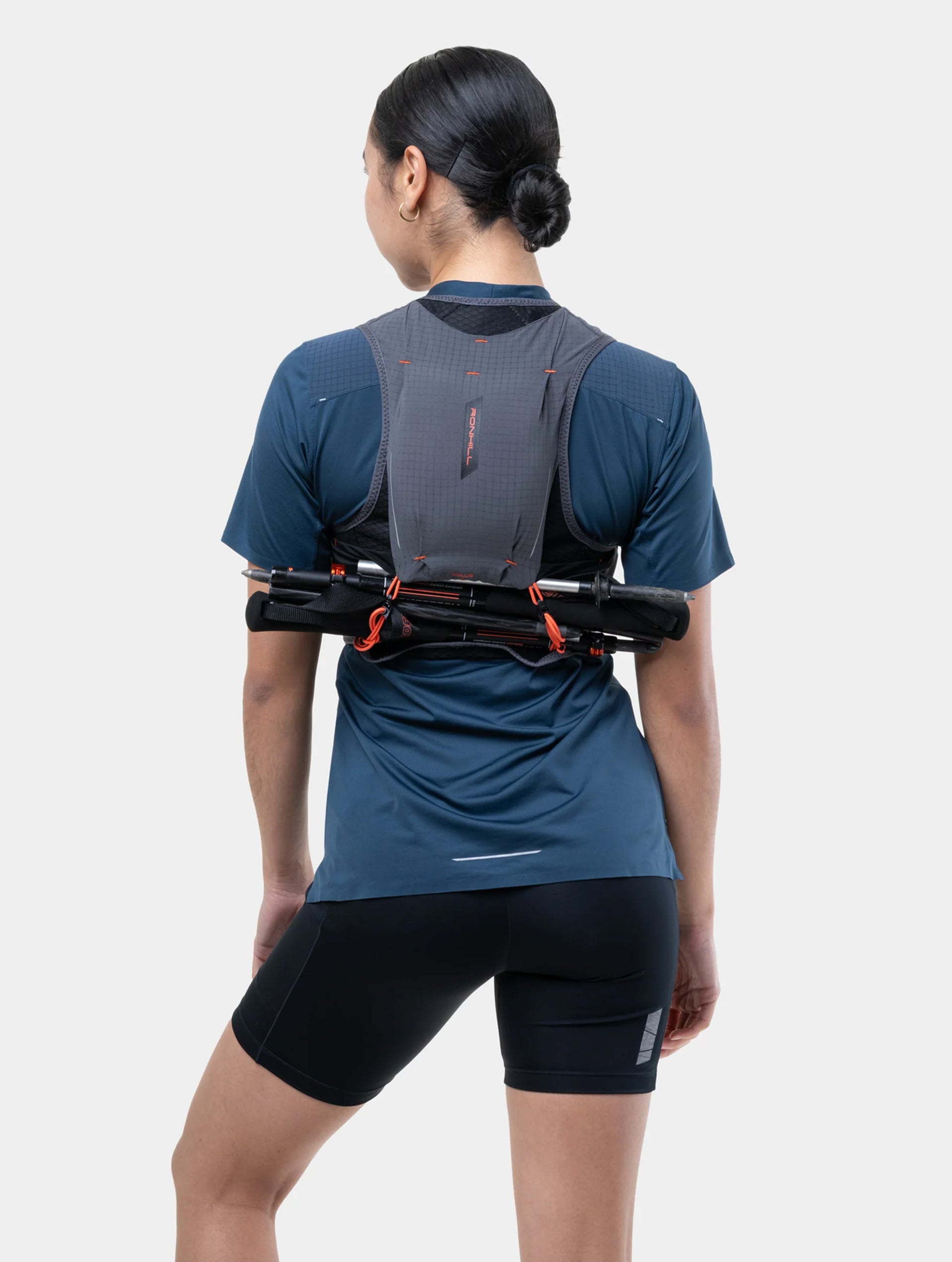 Ronhill Solus 5L Race Vest in Black/Ronhill Red