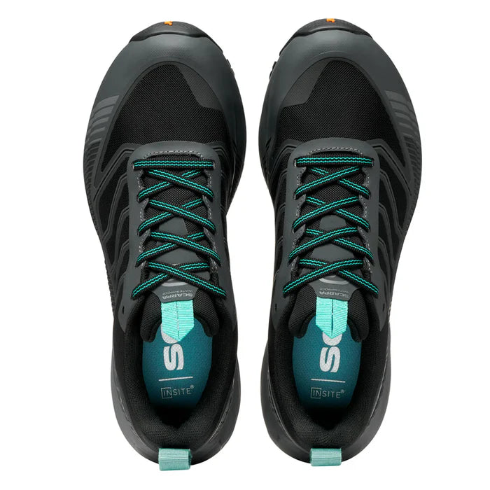 Scarpa Women's Ribelle Run LT WP in Anthracite/Aqua Green