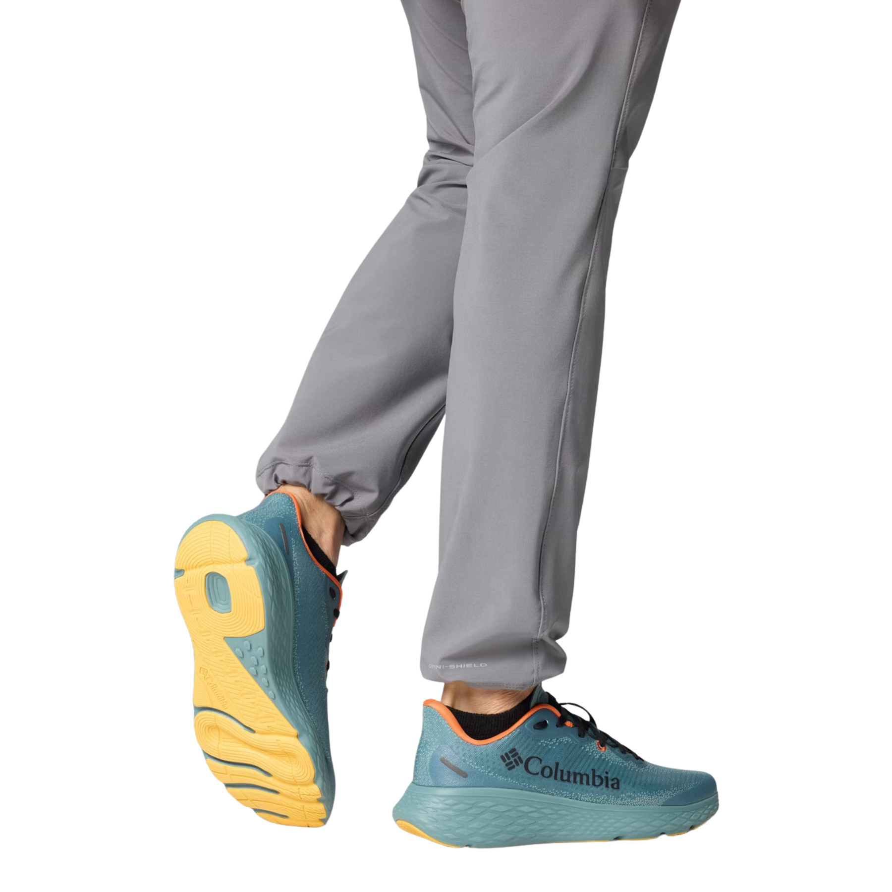 Columbia Men's Konos Featherweight in Metal/Tangy Orange