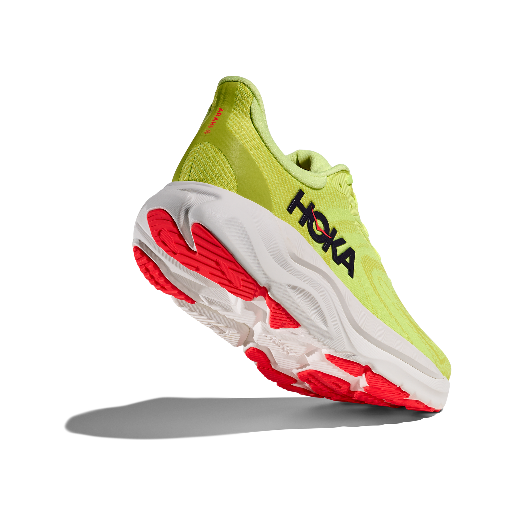 Hoka Men's Arahi 8 in Neon Yuzu/Neon Flame