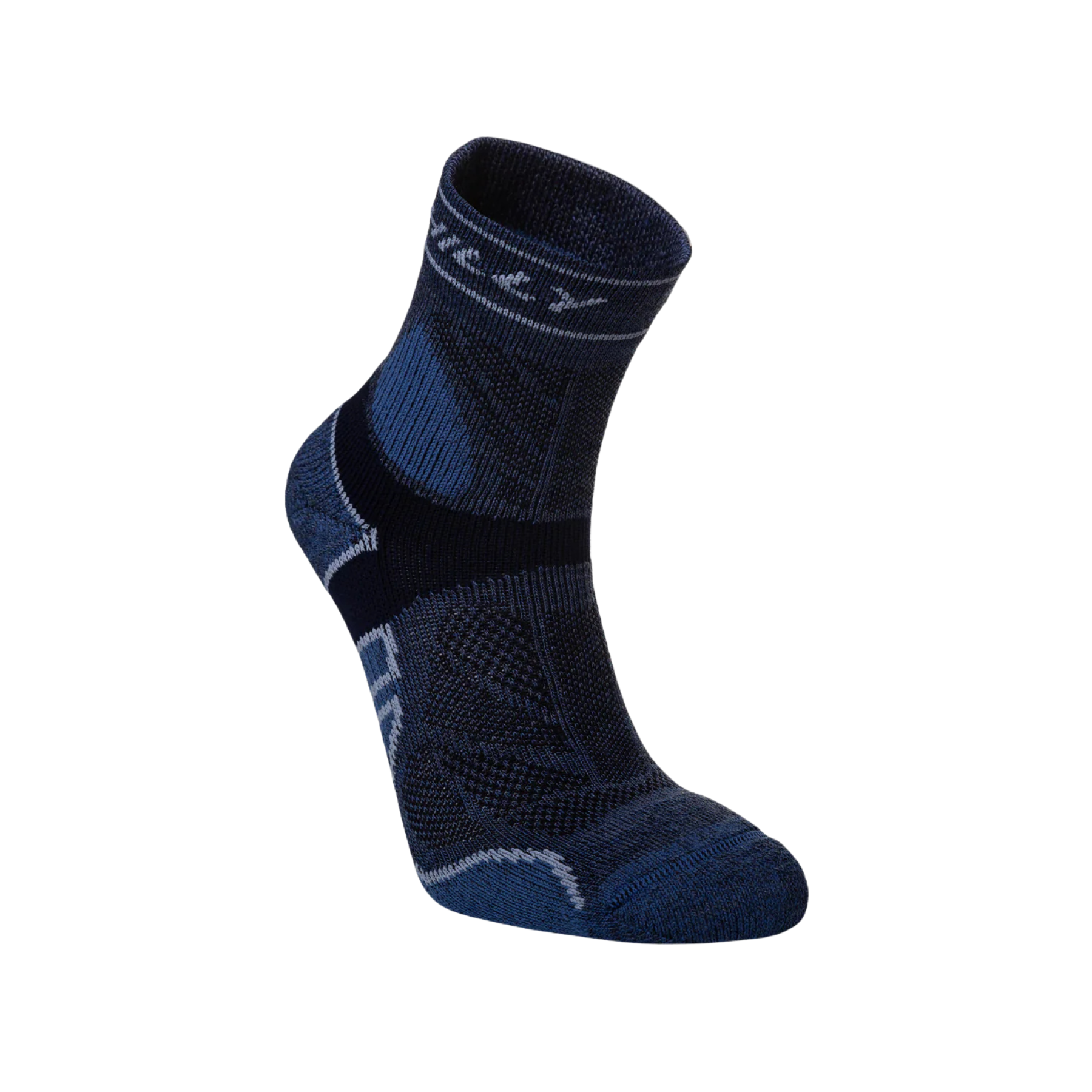 Hilly Trail Anklet Max Socks in Marine/Navy