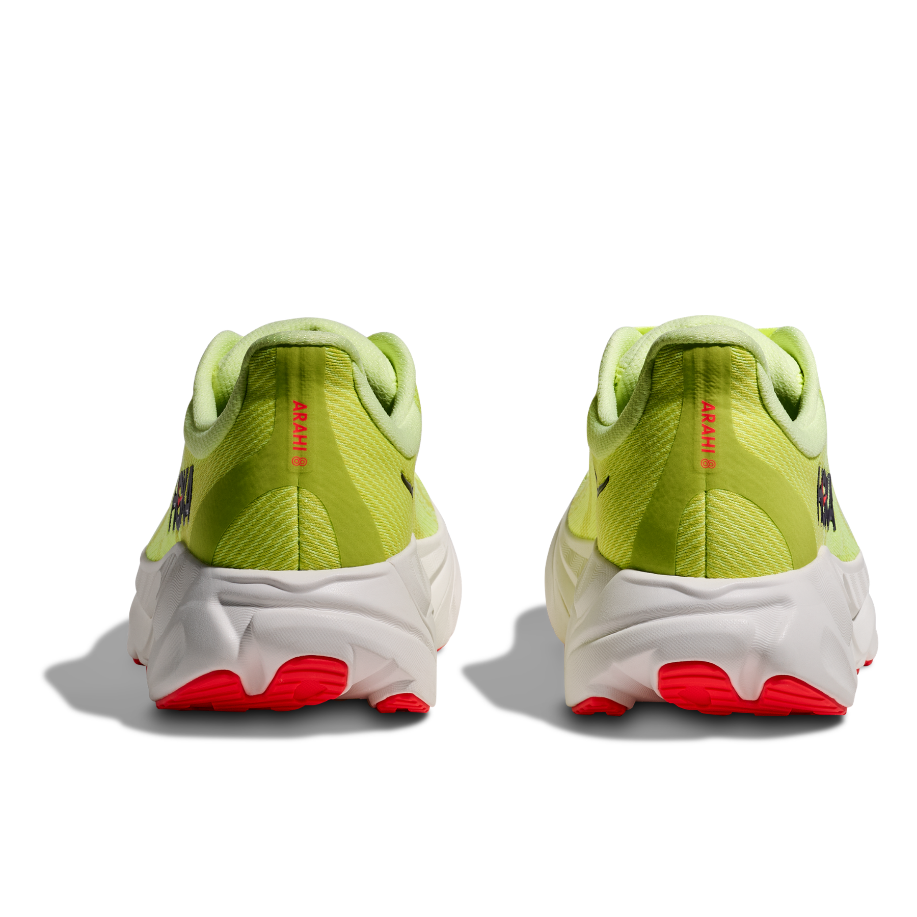Hoka Men's Arahi 8 in Neon Yuzu/Neon Flame