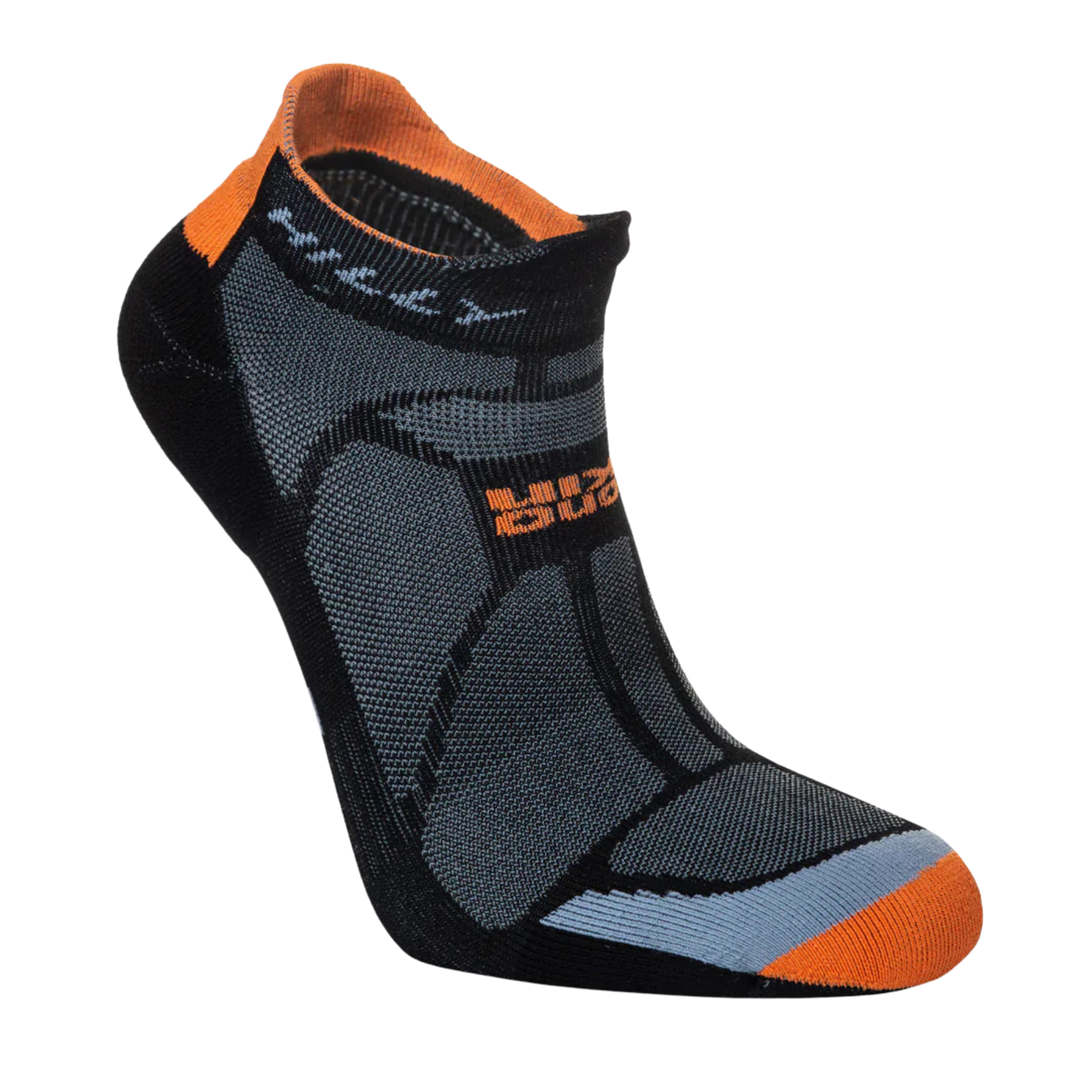 Hilly Marathon Fresh Socklet Min in Black/Orange