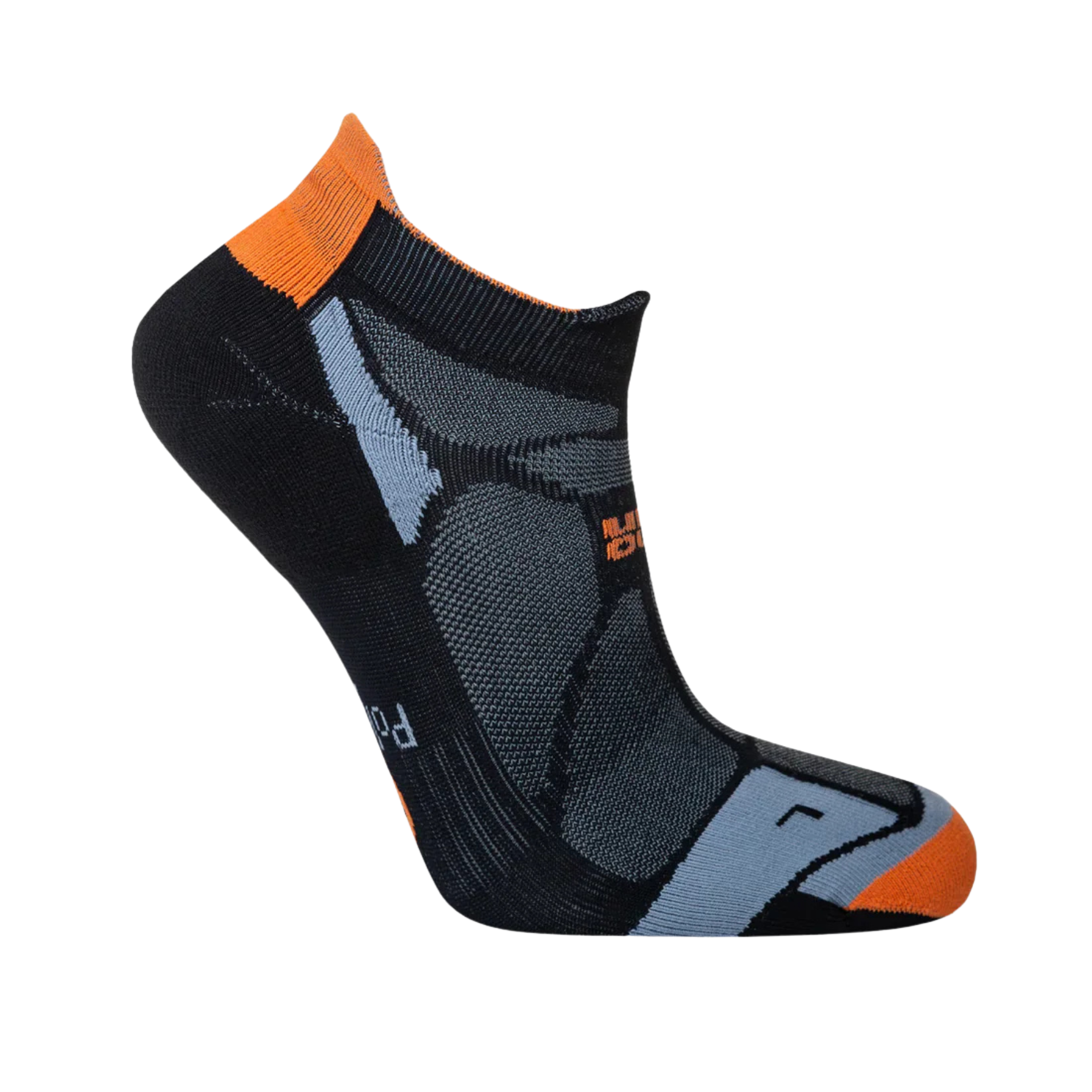 Hilly Marathon Fresh Socklet Min in Black/Orange