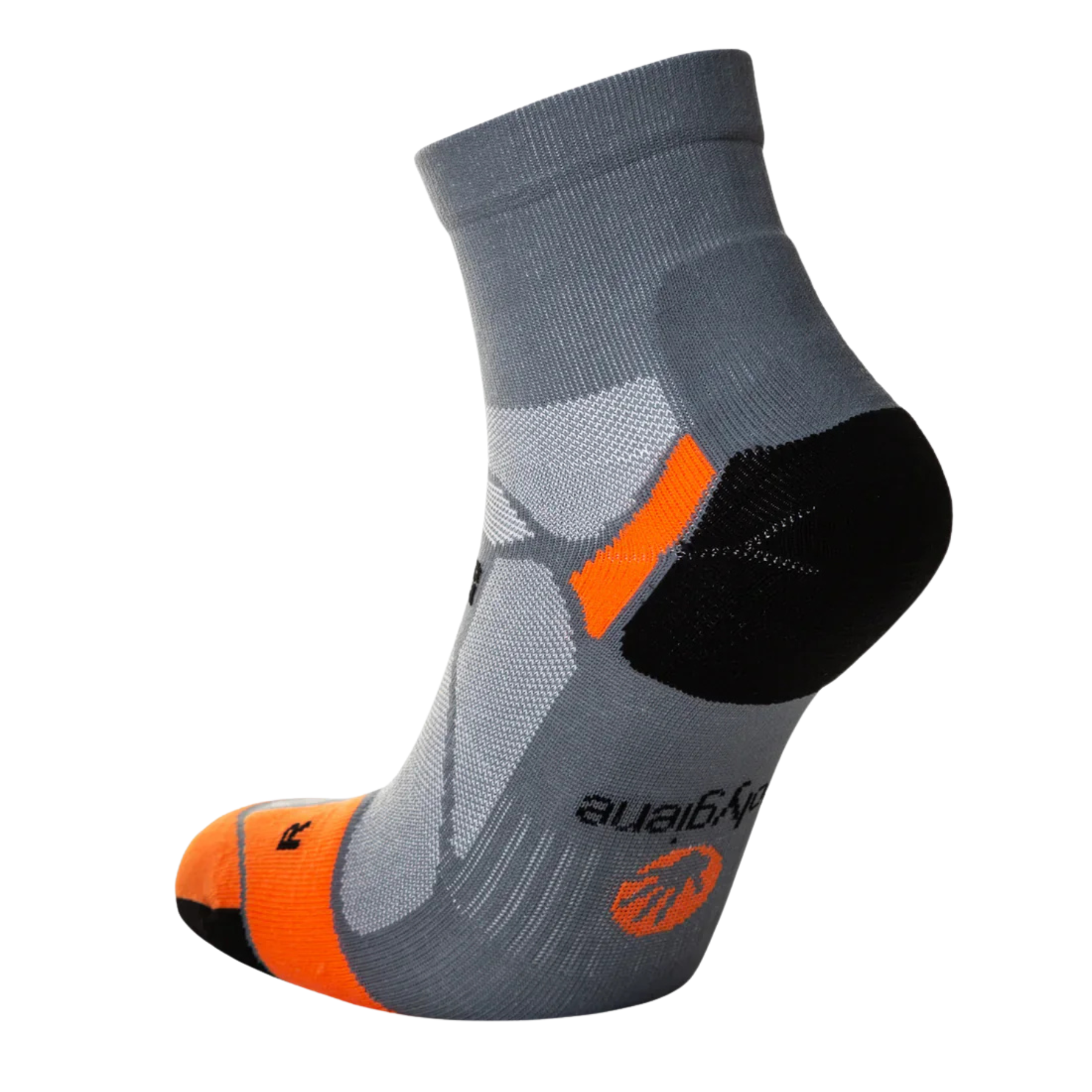 Hilly Marathon Fresh Anklet Min Socks in Granite/Orange