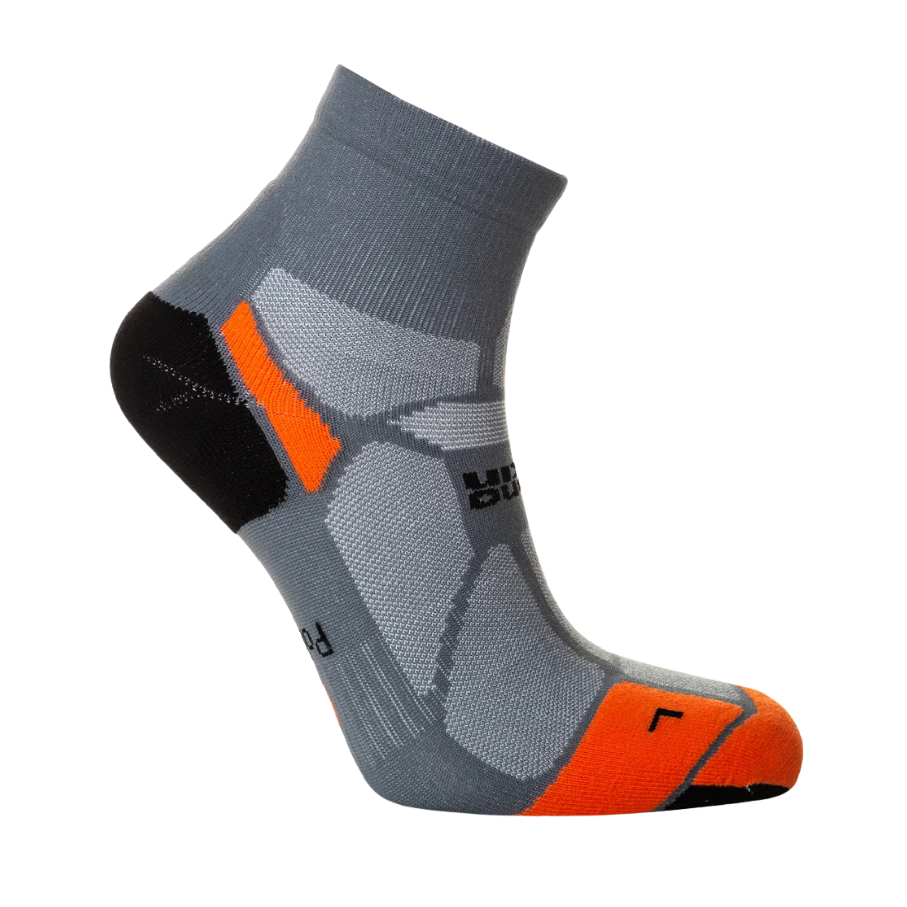 Hilly Marathon Fresh Anklet Min Socks in Granite/Orange