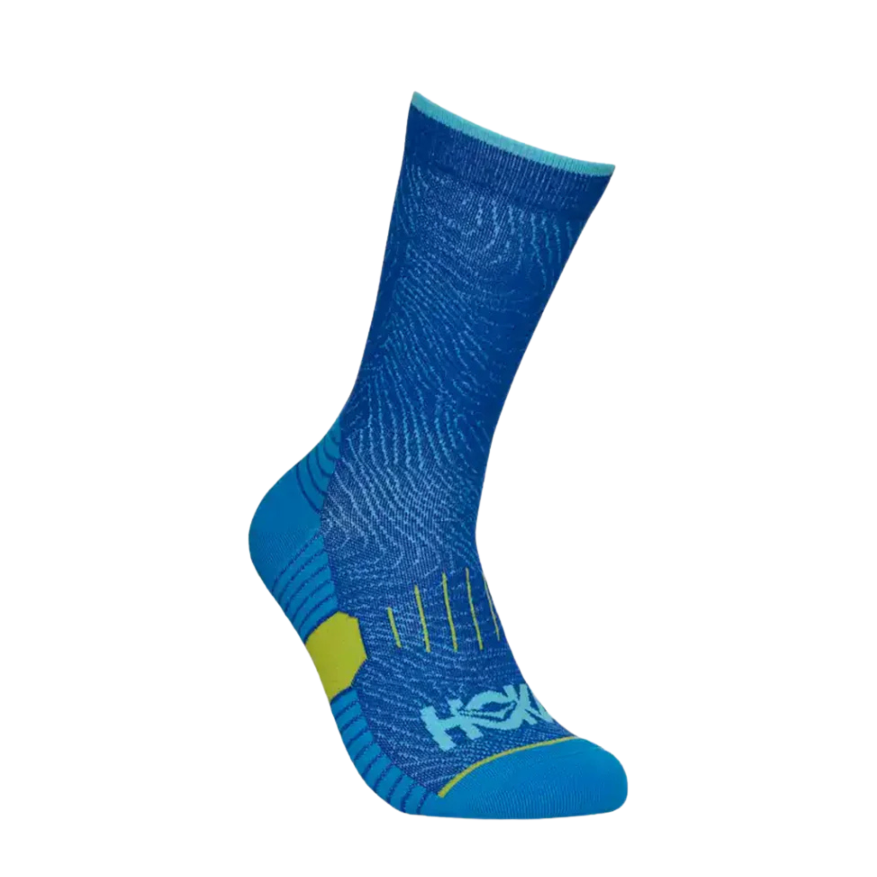 Hoka Crew Run Sock 3-Pack in Alpine Blue/Cardamon/Ultramarine