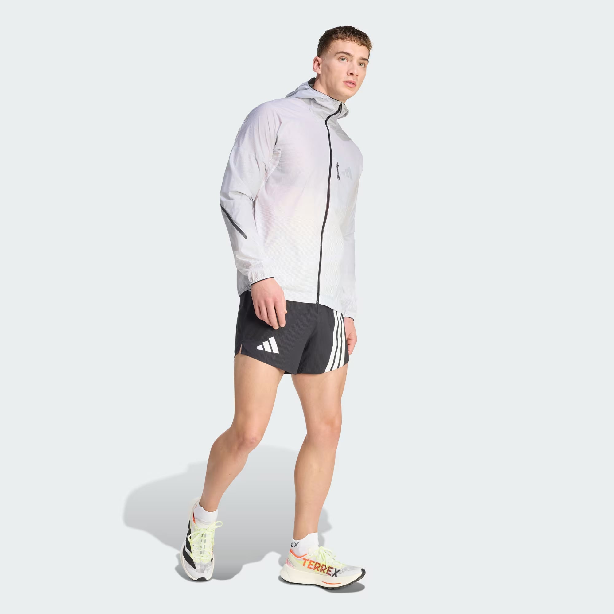 Adidas Men's Xperior CLIMA365 Light Windbreaker in Black/White