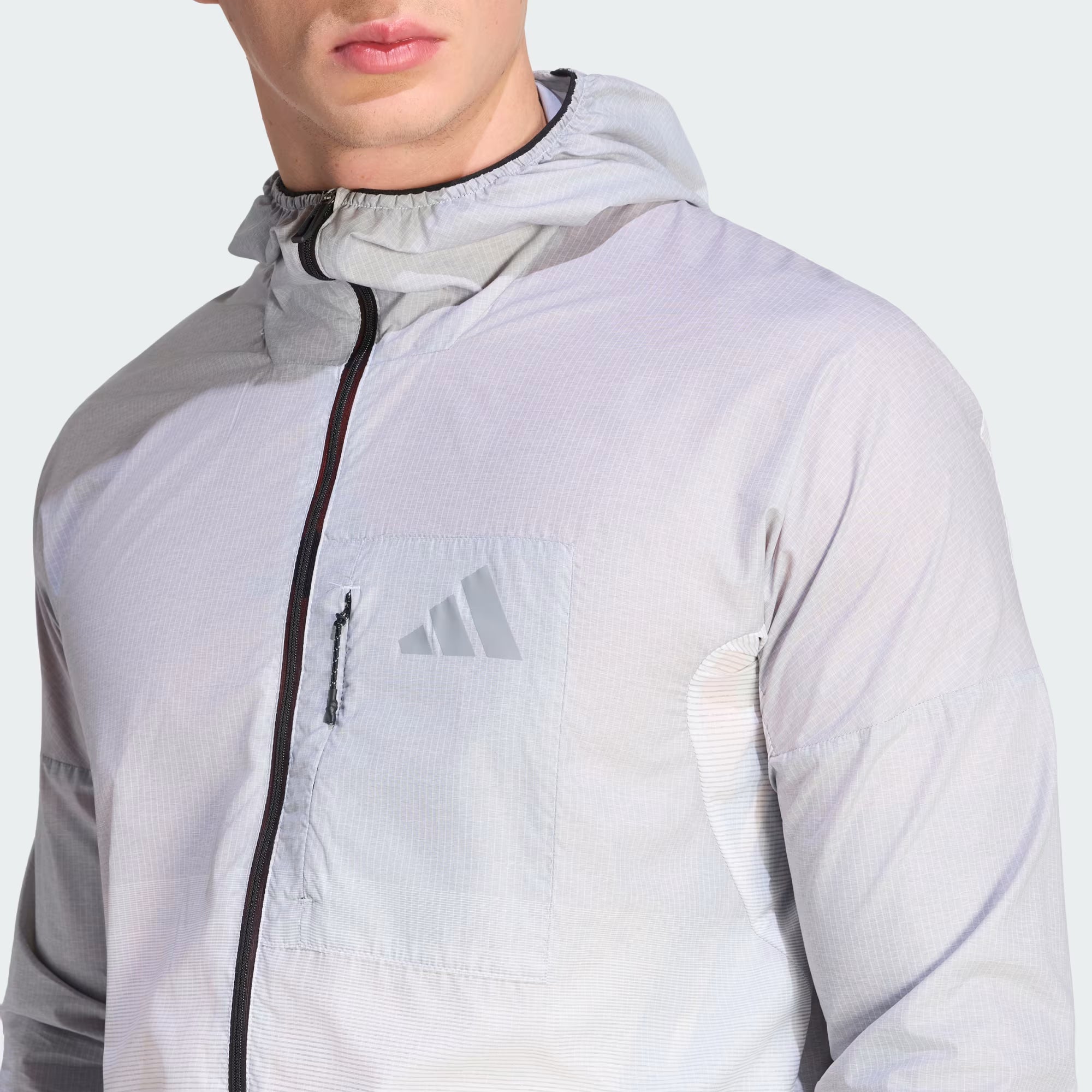 Adidas Men's Xperior CLIMA365 Light Windbreaker in Black/White