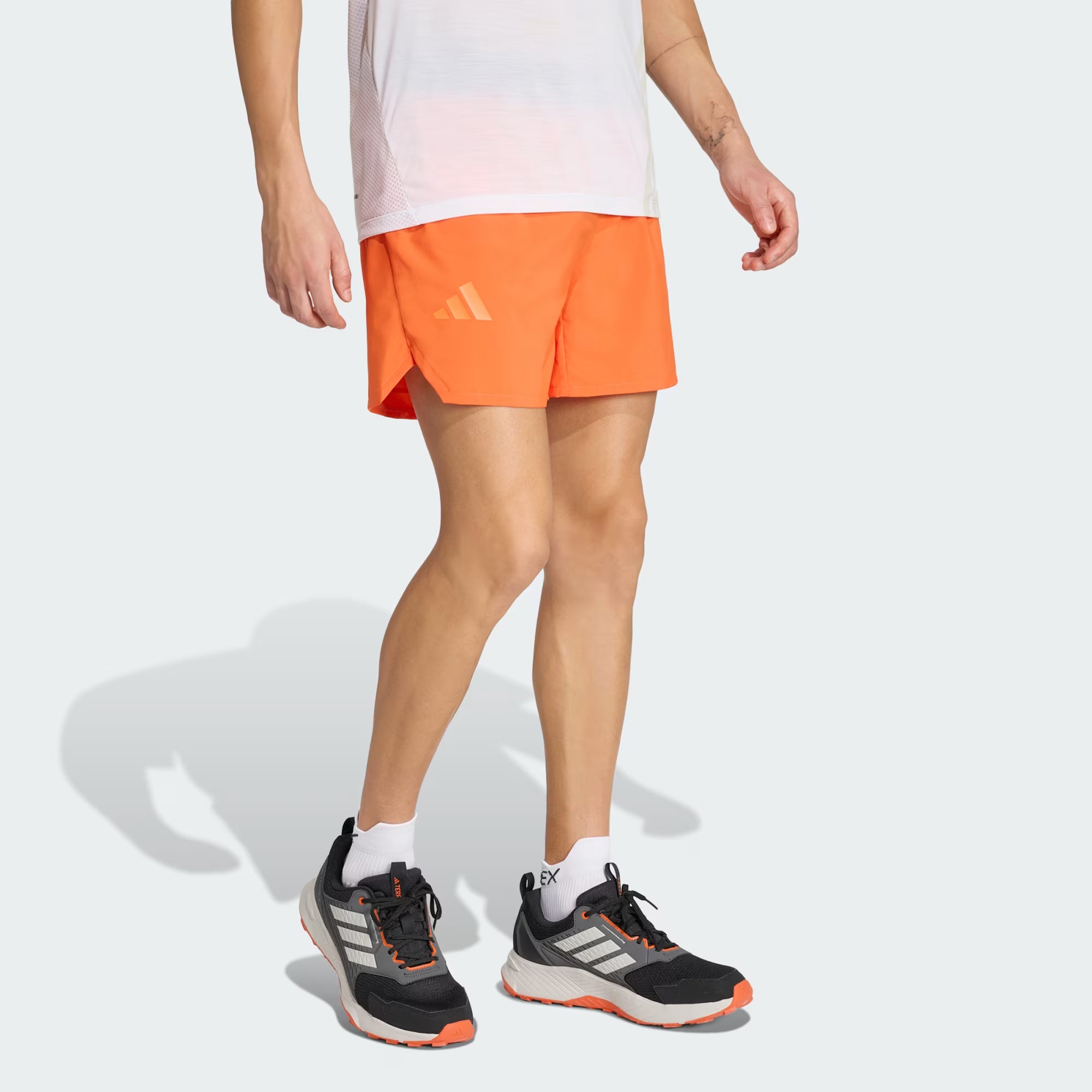 Adidas Men's XPR CLIMA365 9" Shorts in Siesmic Orange