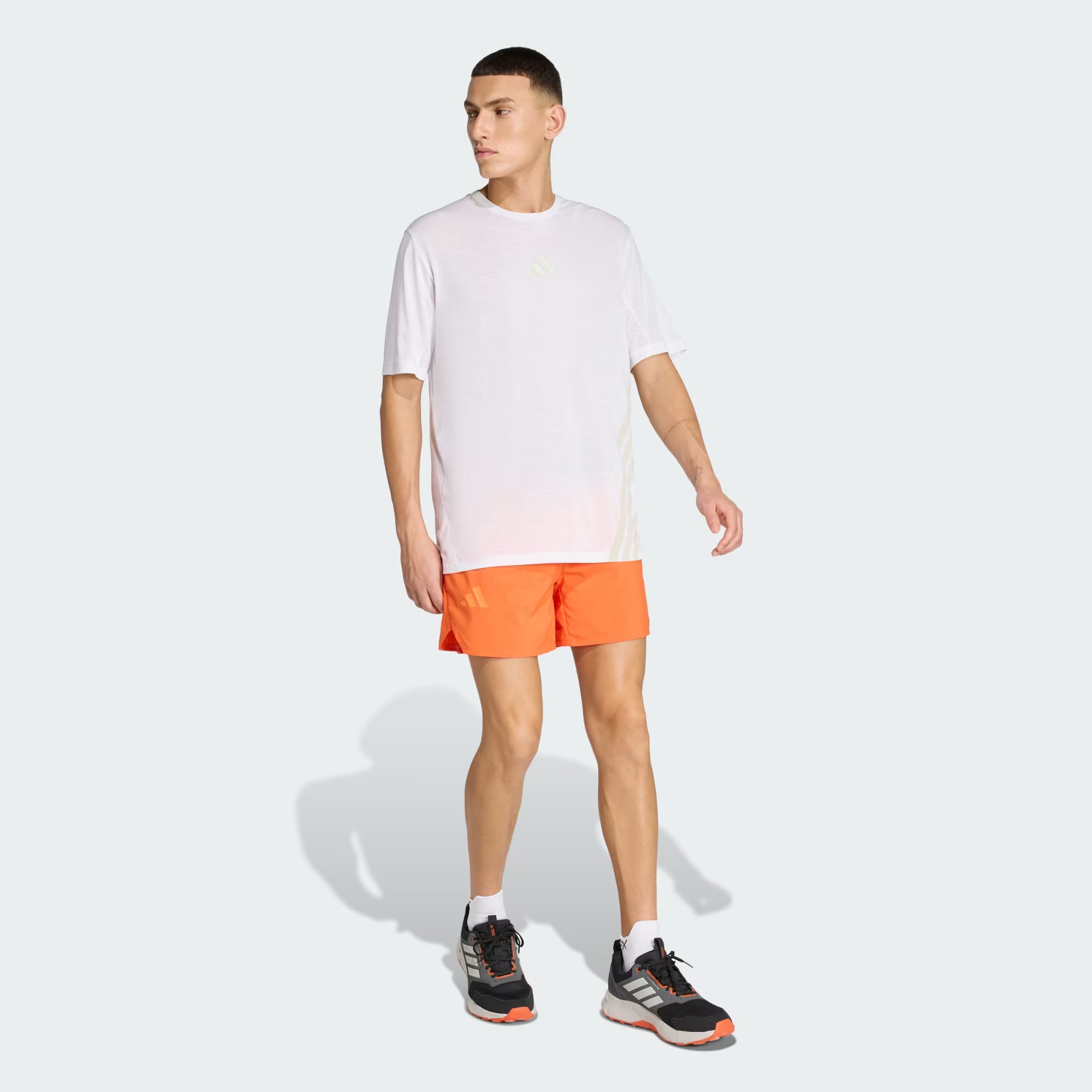 Adidas Men's XPR CLIMA365 9" Shorts in Siesmic Orange