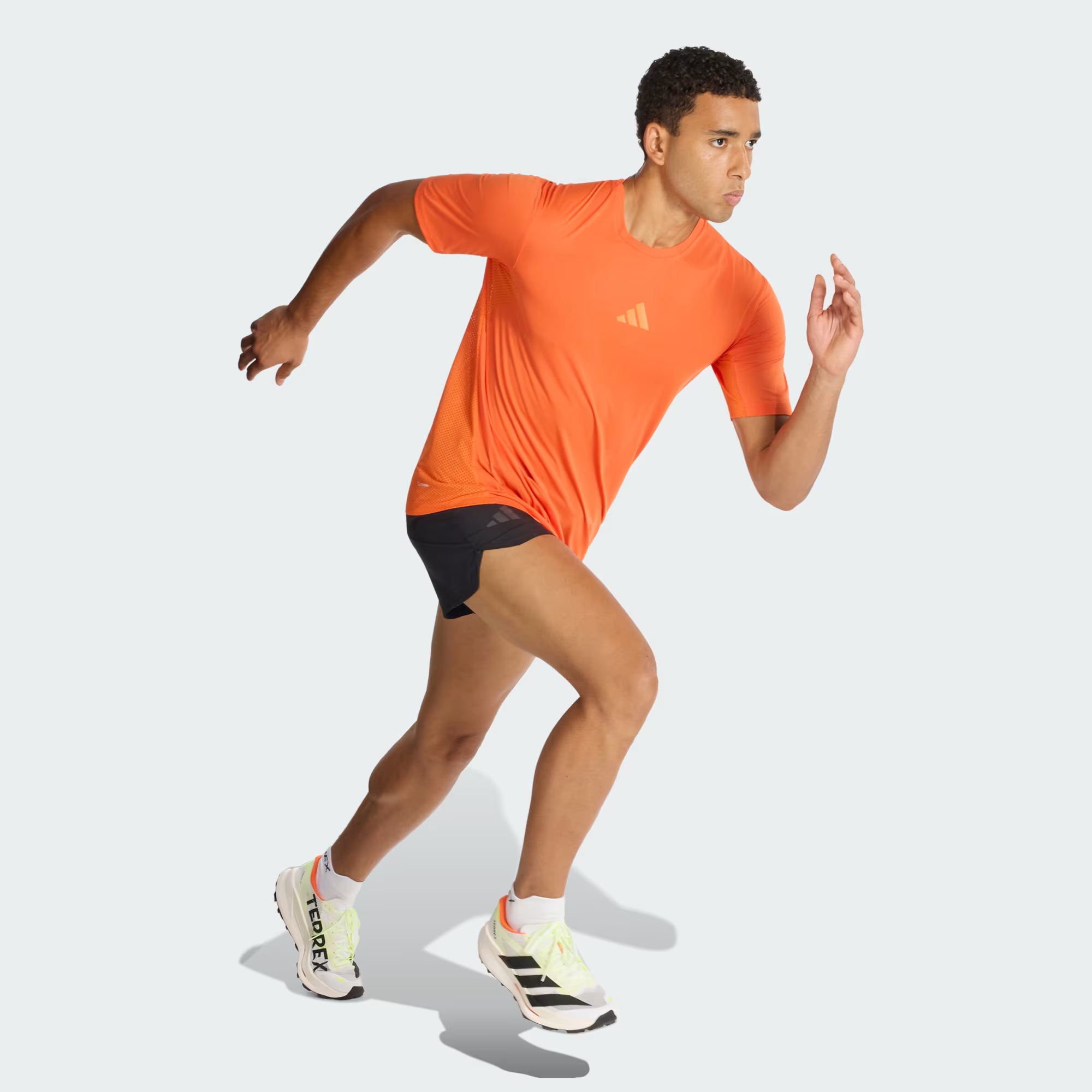 Adidas Men's XPR Climacool+ Tee in Siesmic Orange