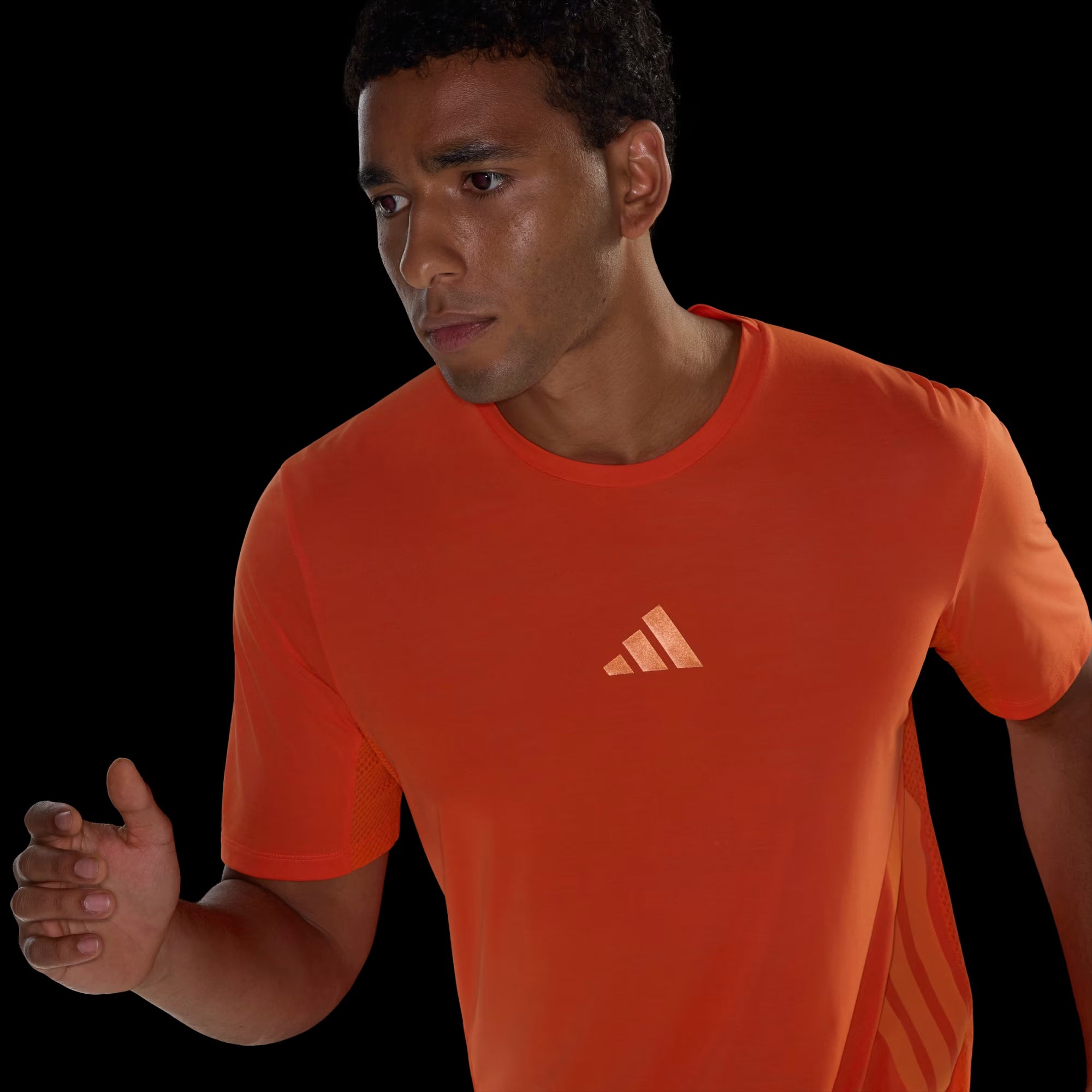 Adidas Men's XPR Climacool+ Tee in Siesmic Orange