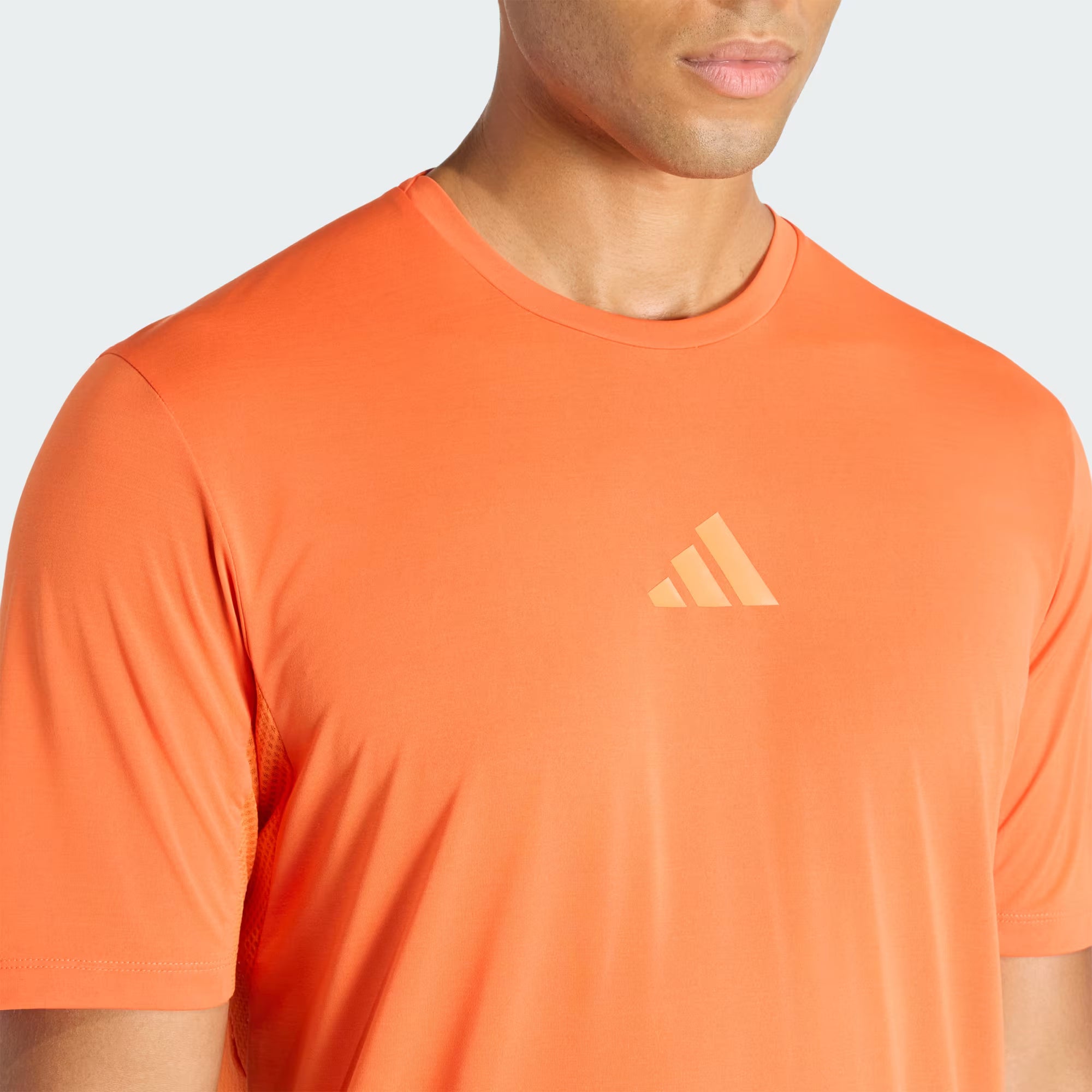 Adidas Men's XPR Climacool+ Tee in Siesmic Orange