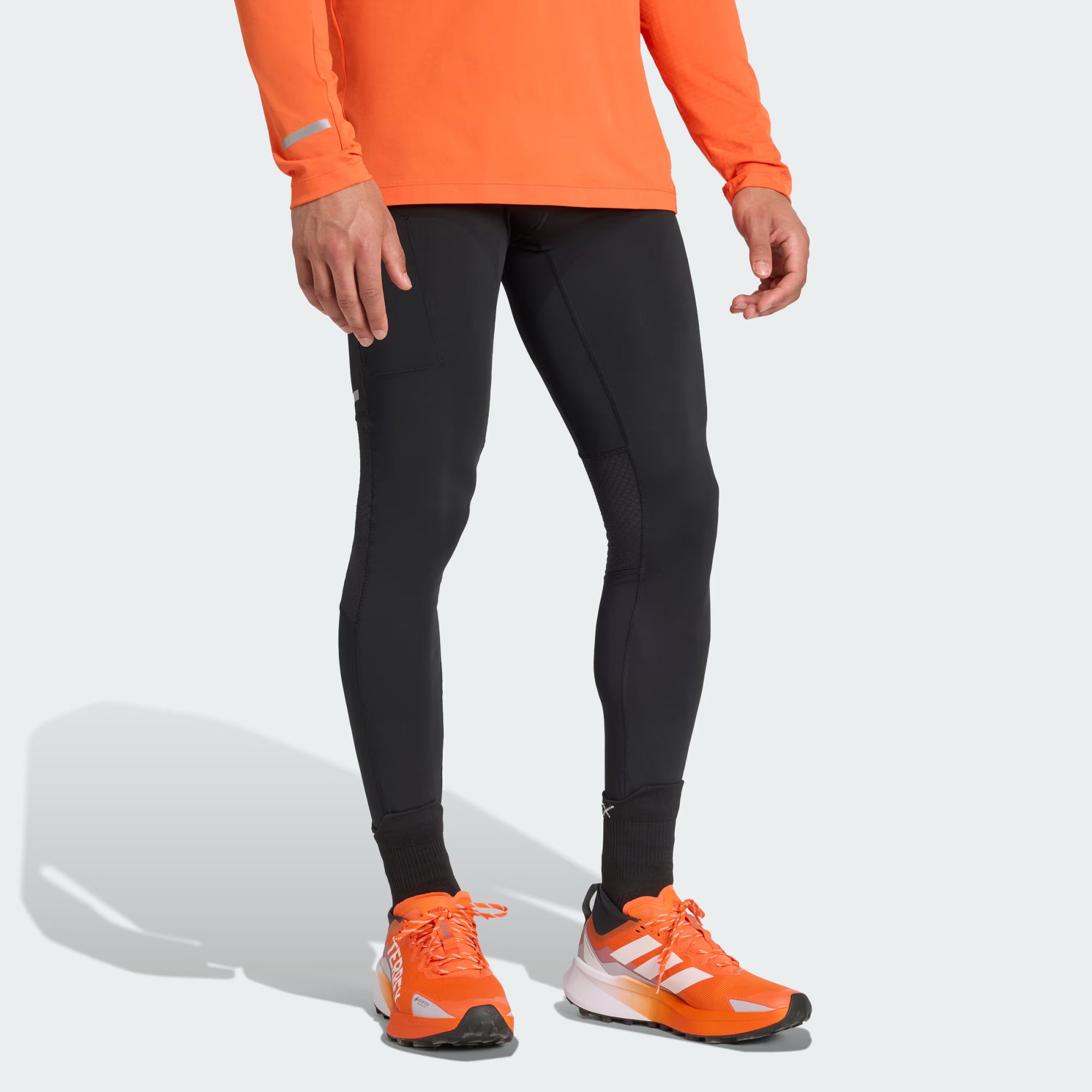 Adidas Men's XPR Trail Running Tights in Black