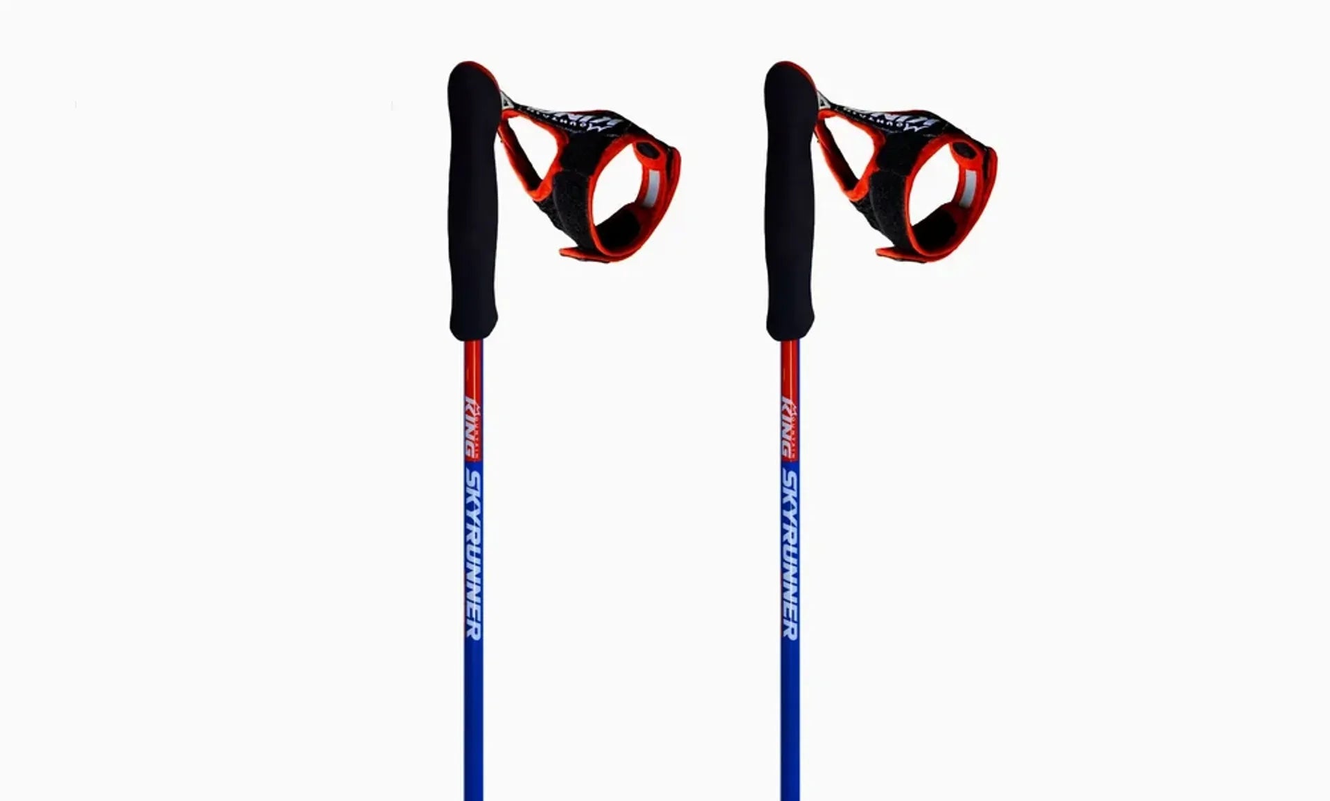 Mountain King SkyRunner EDGE 3 section in Blue/Red - Pair