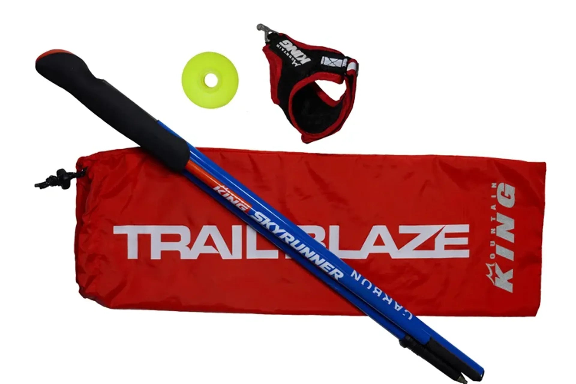 Mountain King SkyRunner EDGE 3 section in Blue/Red - Pair