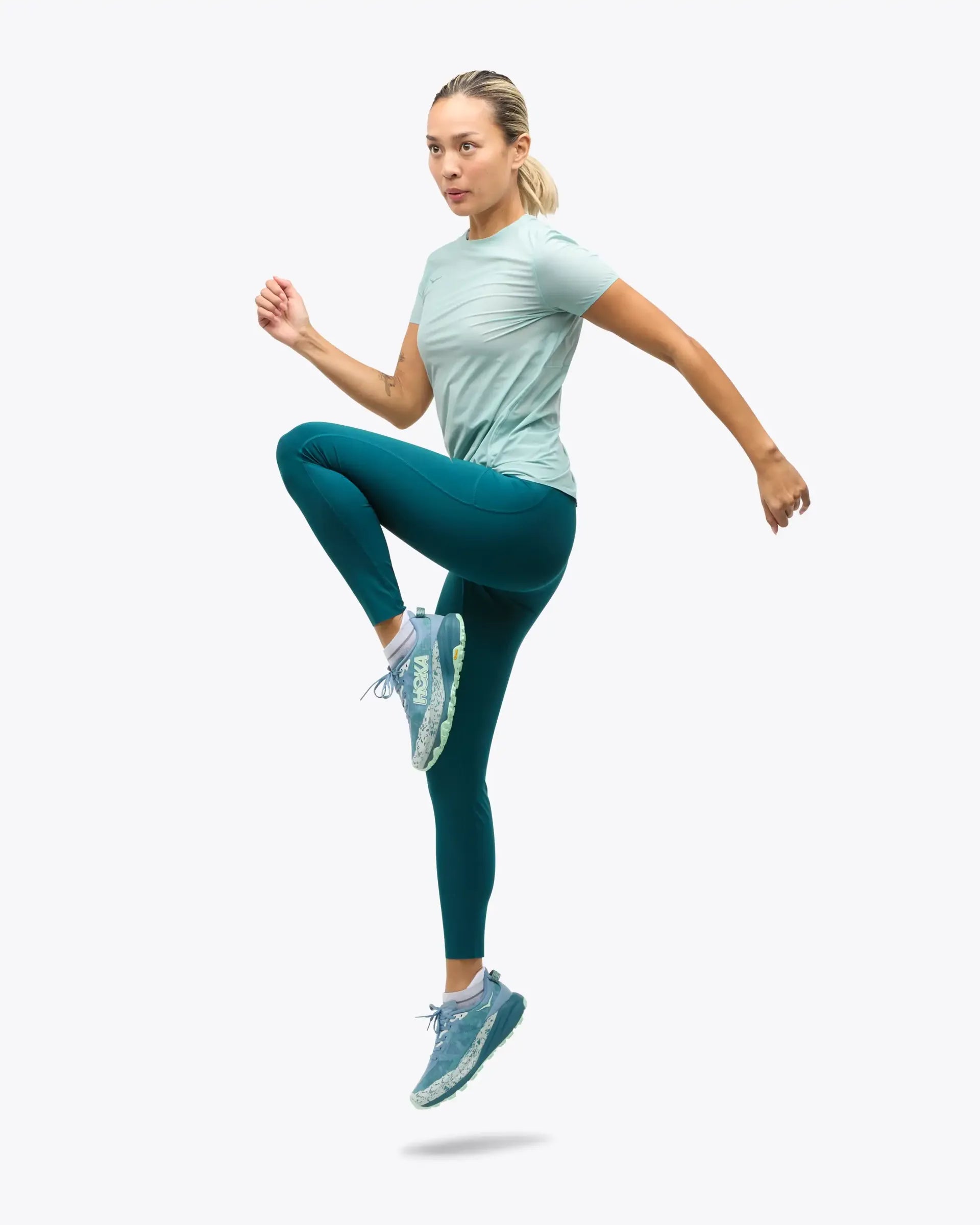 Hoka Women's Airolite Run Tee in Druzy