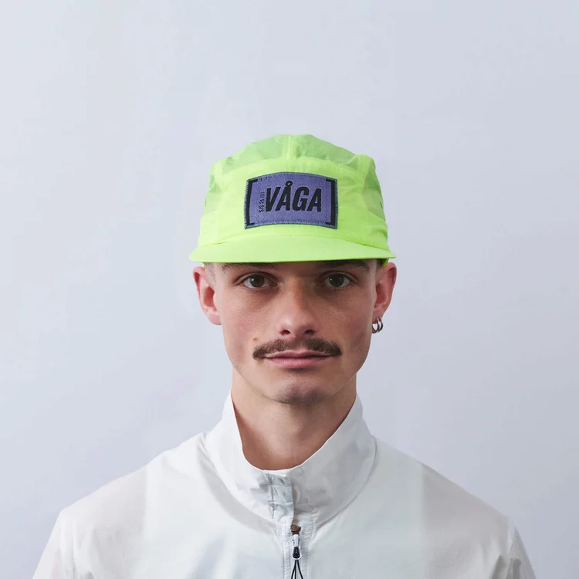 Vaga Feather Edge Cap in Neon Yellow