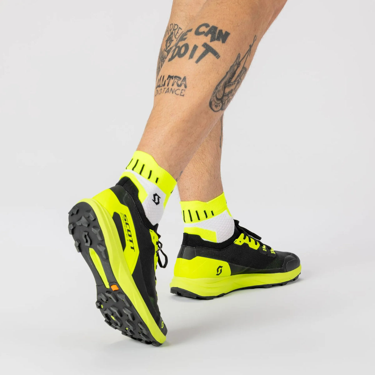 Scott Men's Supertrac RC 3 Shoes in Black/Safety Yellow
