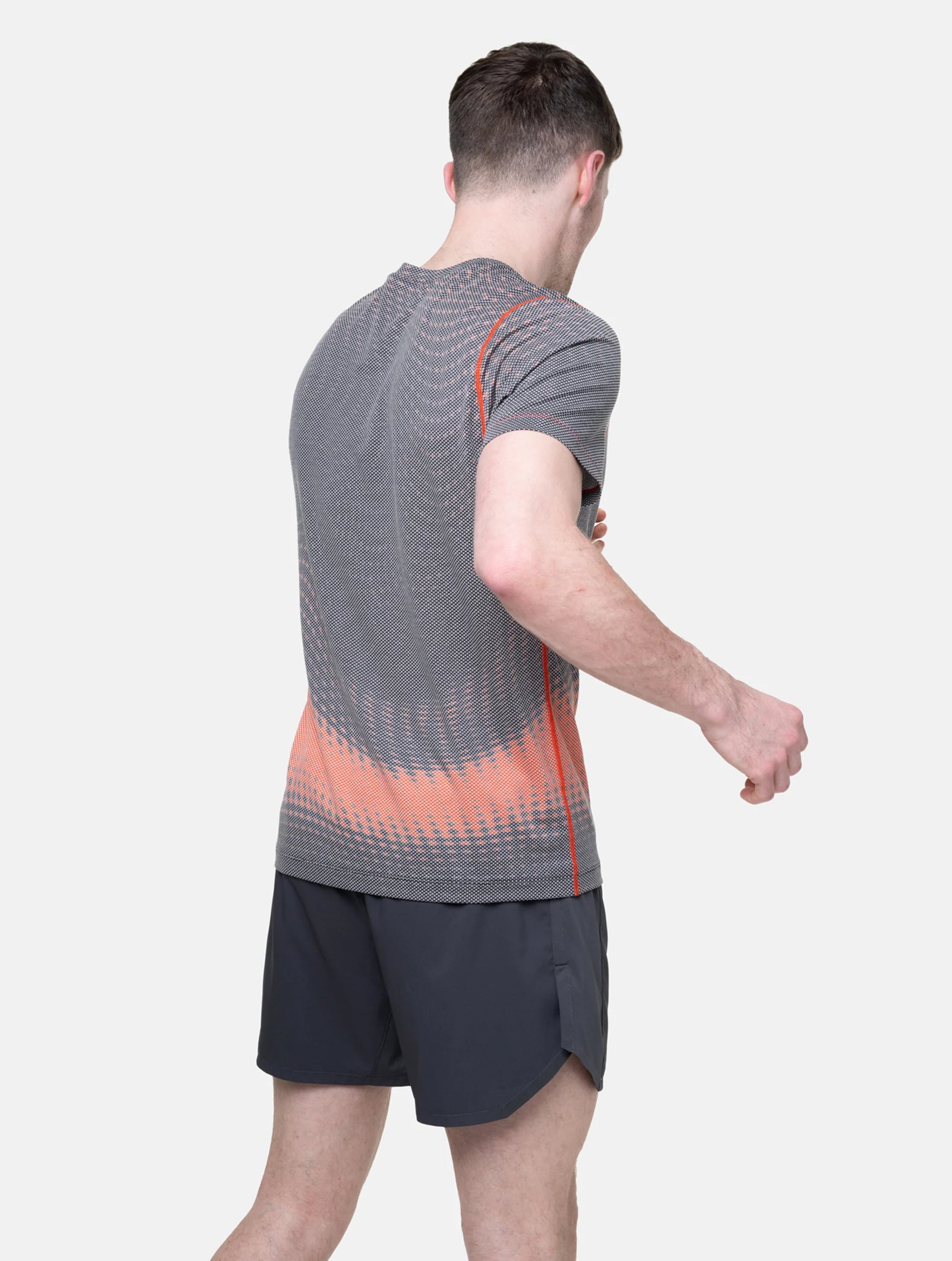 Ronhill Men's Tech Golden Hour Tee in Red Motion