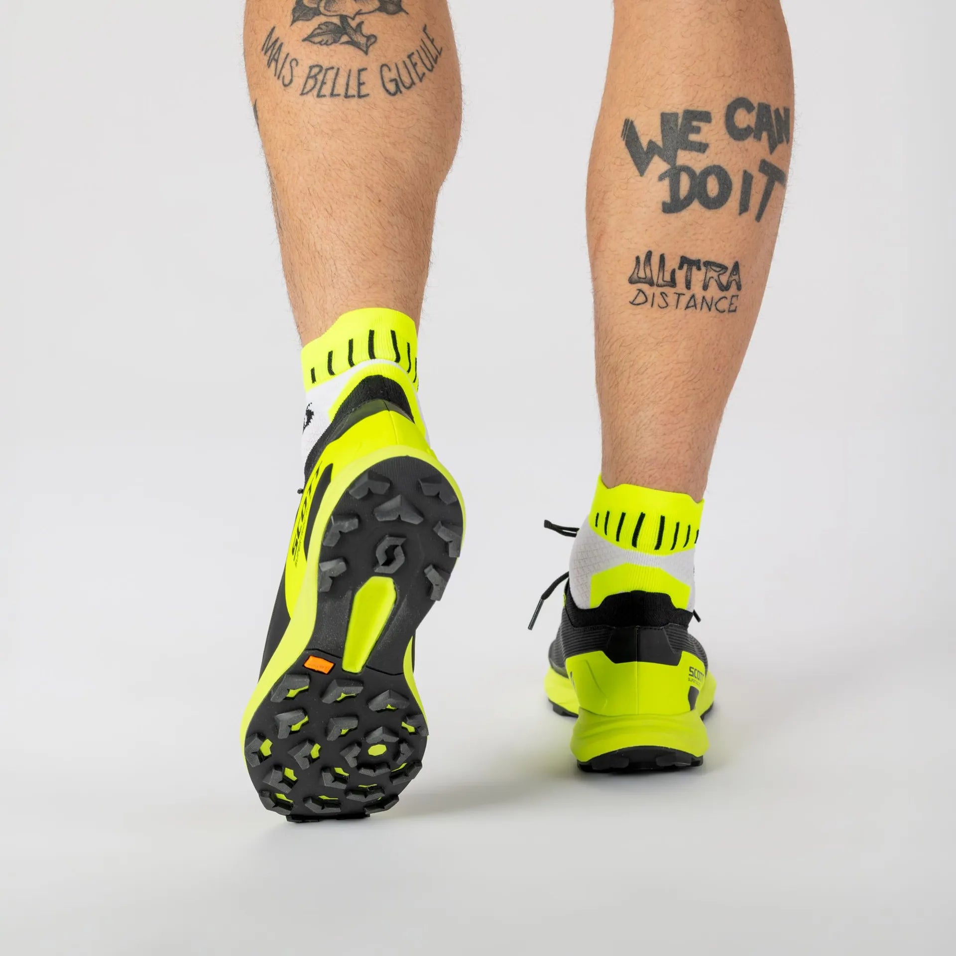Scott Men's Supertrac RC 3 Shoes in Black/Safety Yellow