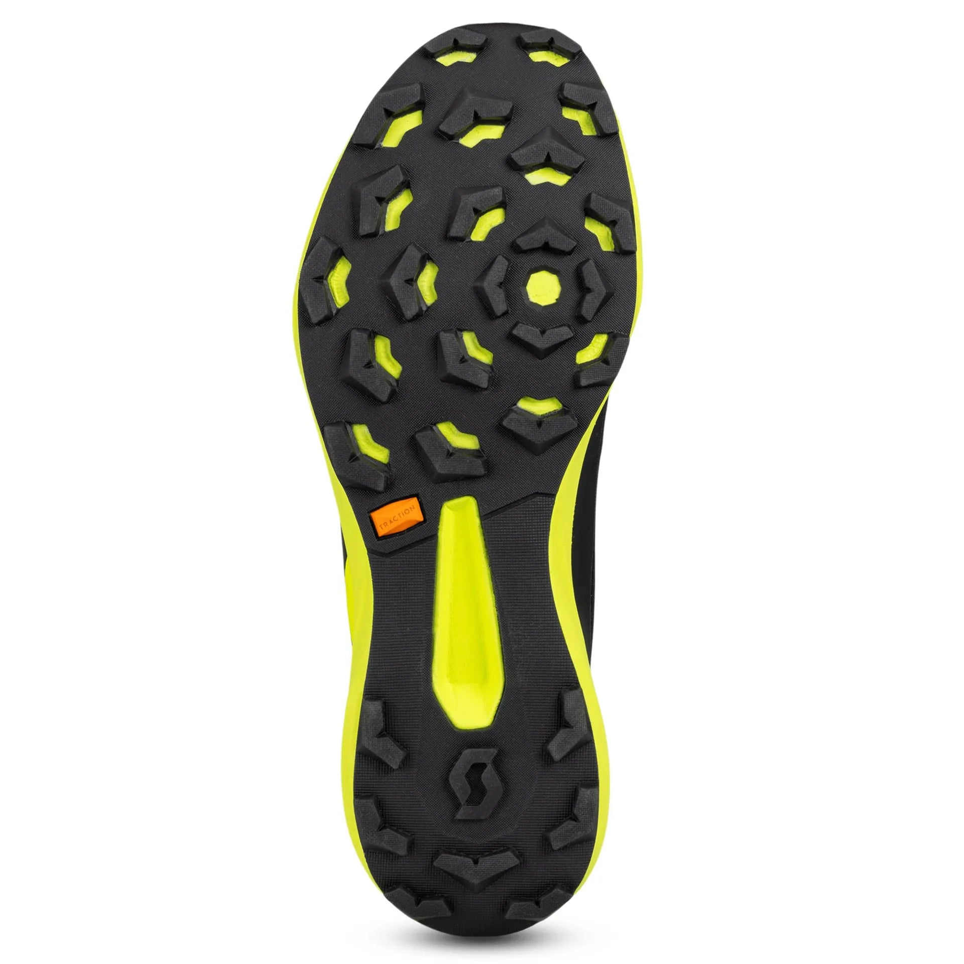 Scott Men's Supertrac RC 3 Shoes in Black/Safety Yellow