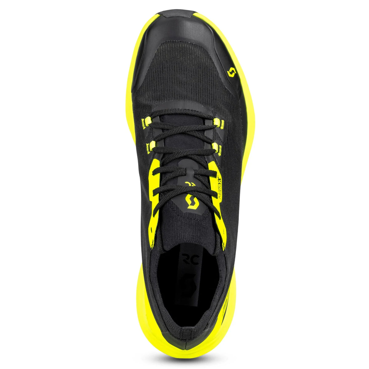 Scott Men's Supertrac RC 3 Shoes in Black/Safety Yellow