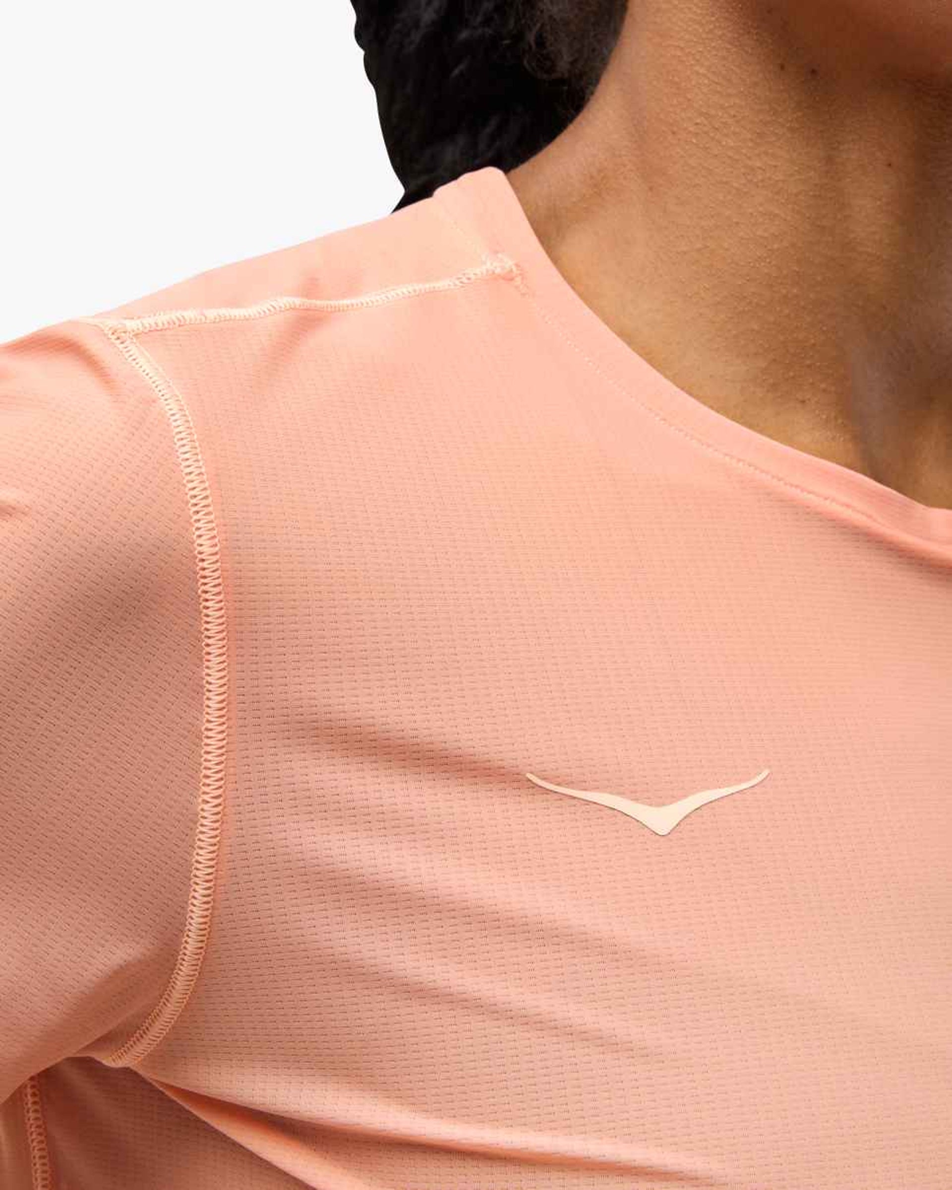 Hoka Women's Airolite Run Tee in Dry Clay