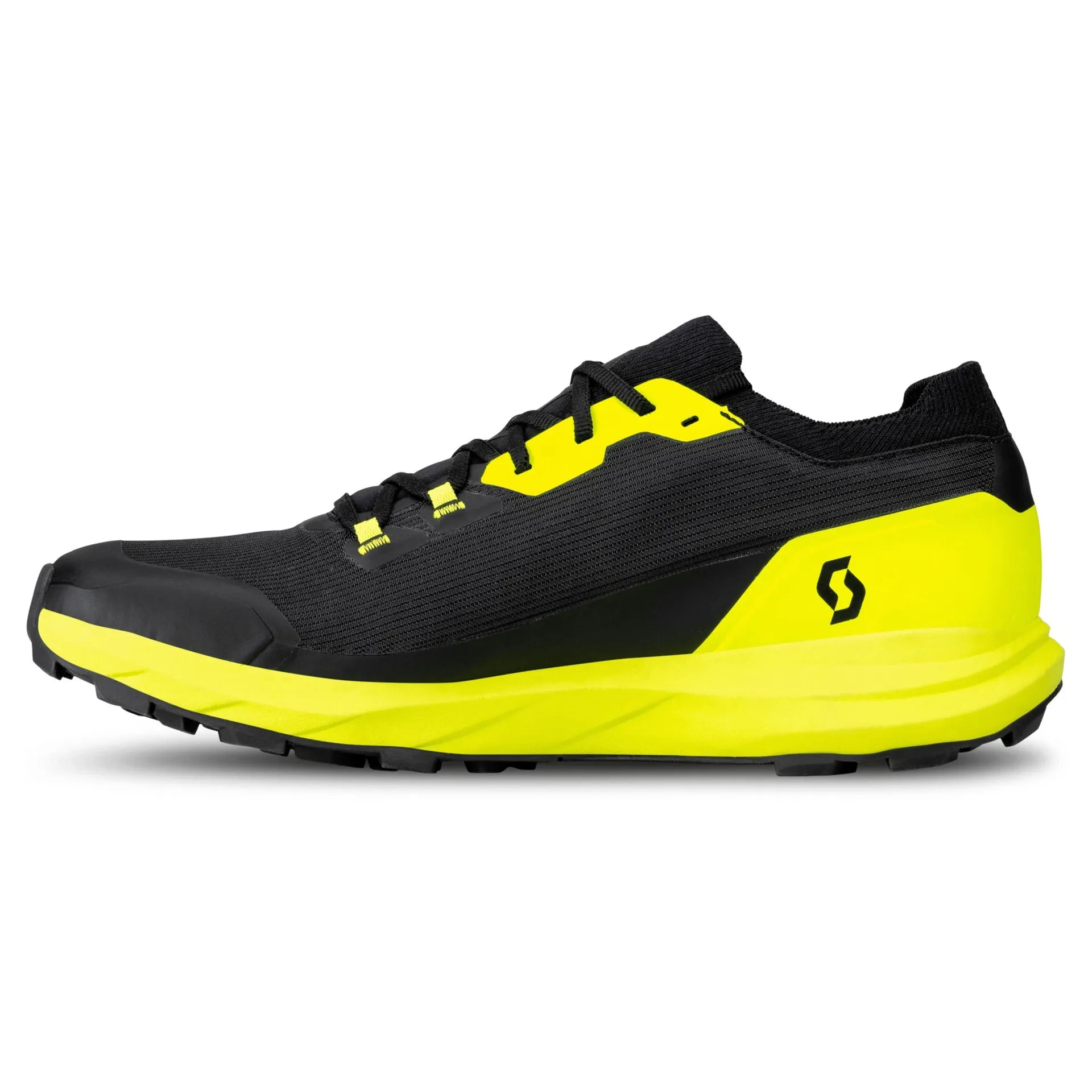 Scott Men's Supertrac RC 3 Shoes in Black/Safety Yellow