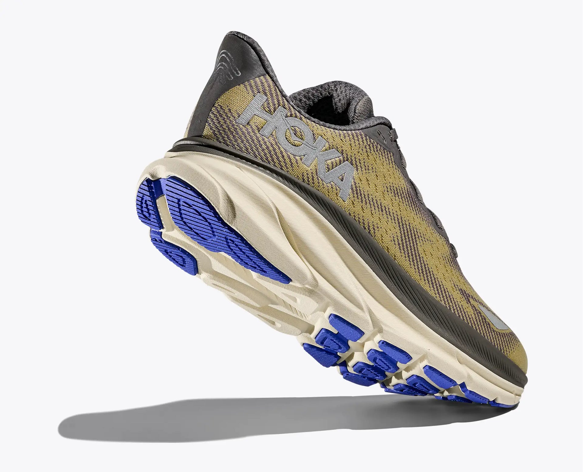 Hoka Men's Clifton 9 GTX in Gravel/Eggshell