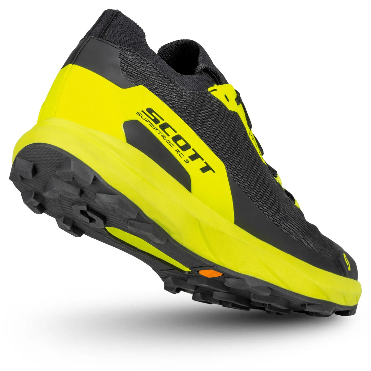 Scott Men's Supertrac RC 3 Shoes in Black/Safety Yellow