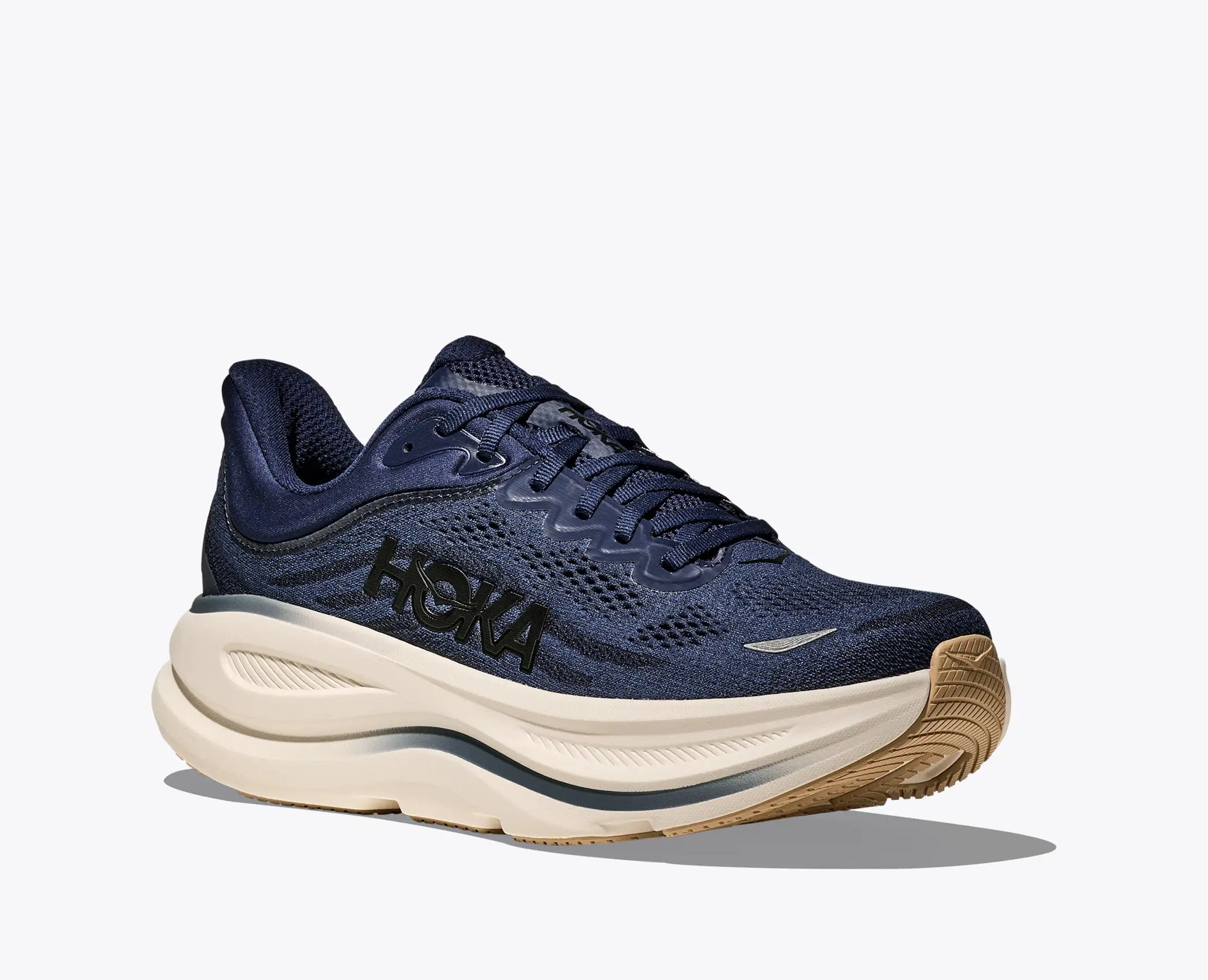 Hoka Men's Bondi 9 in Midnight Blue/Varsity Navy