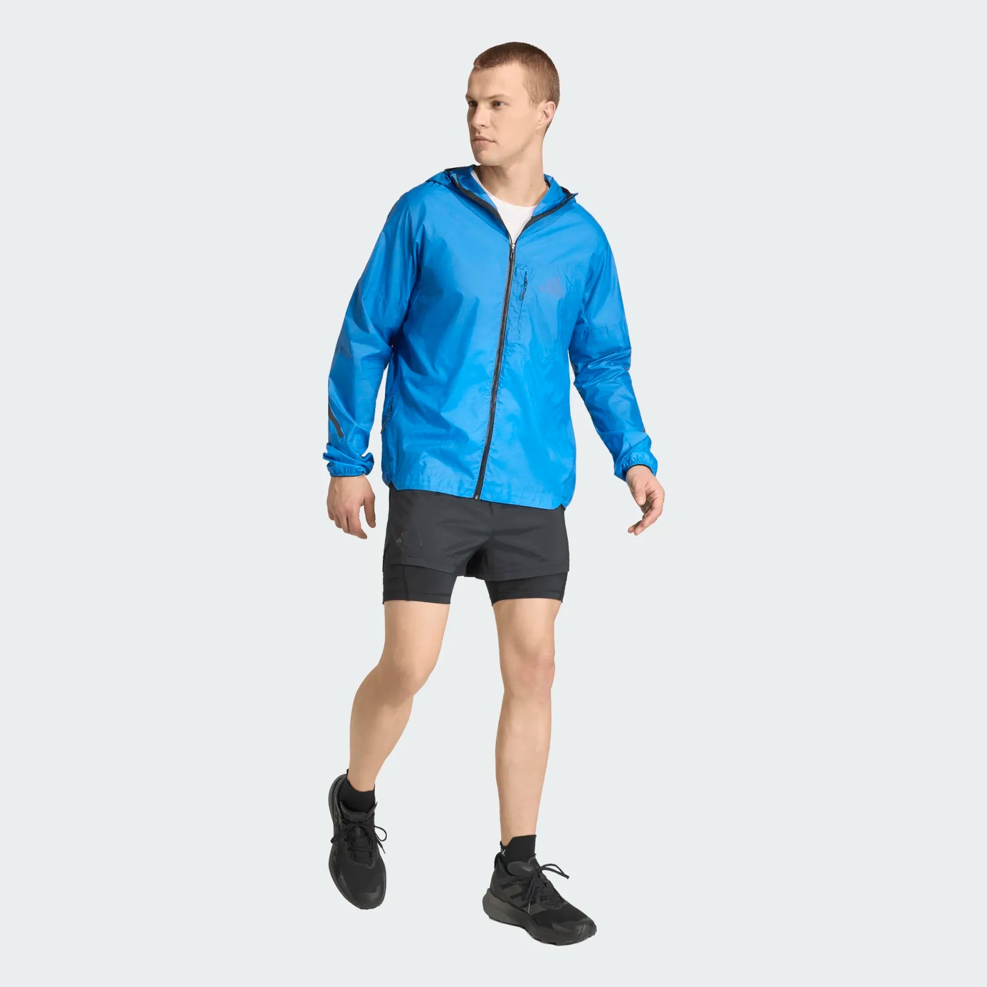 Adidas Men's Xperior CLIMA365 Light Windbreaker in Blue