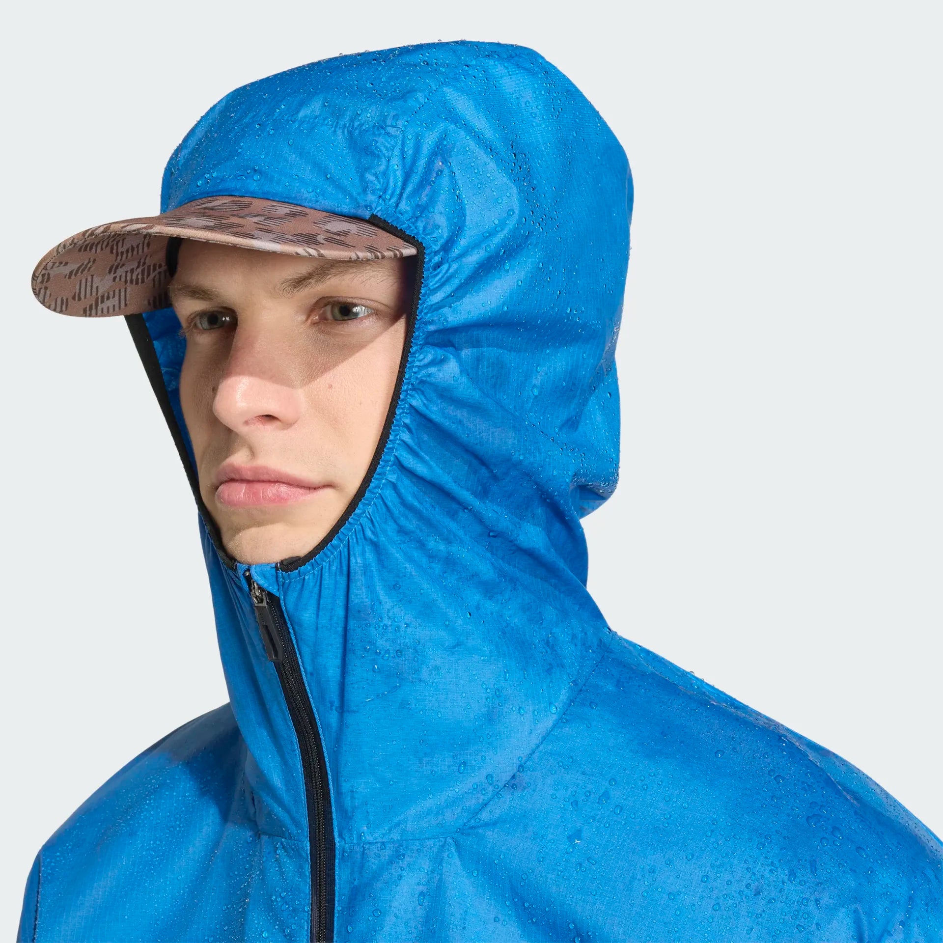Adidas Men's Xperior CLIMA365 Light Windbreaker in Blue