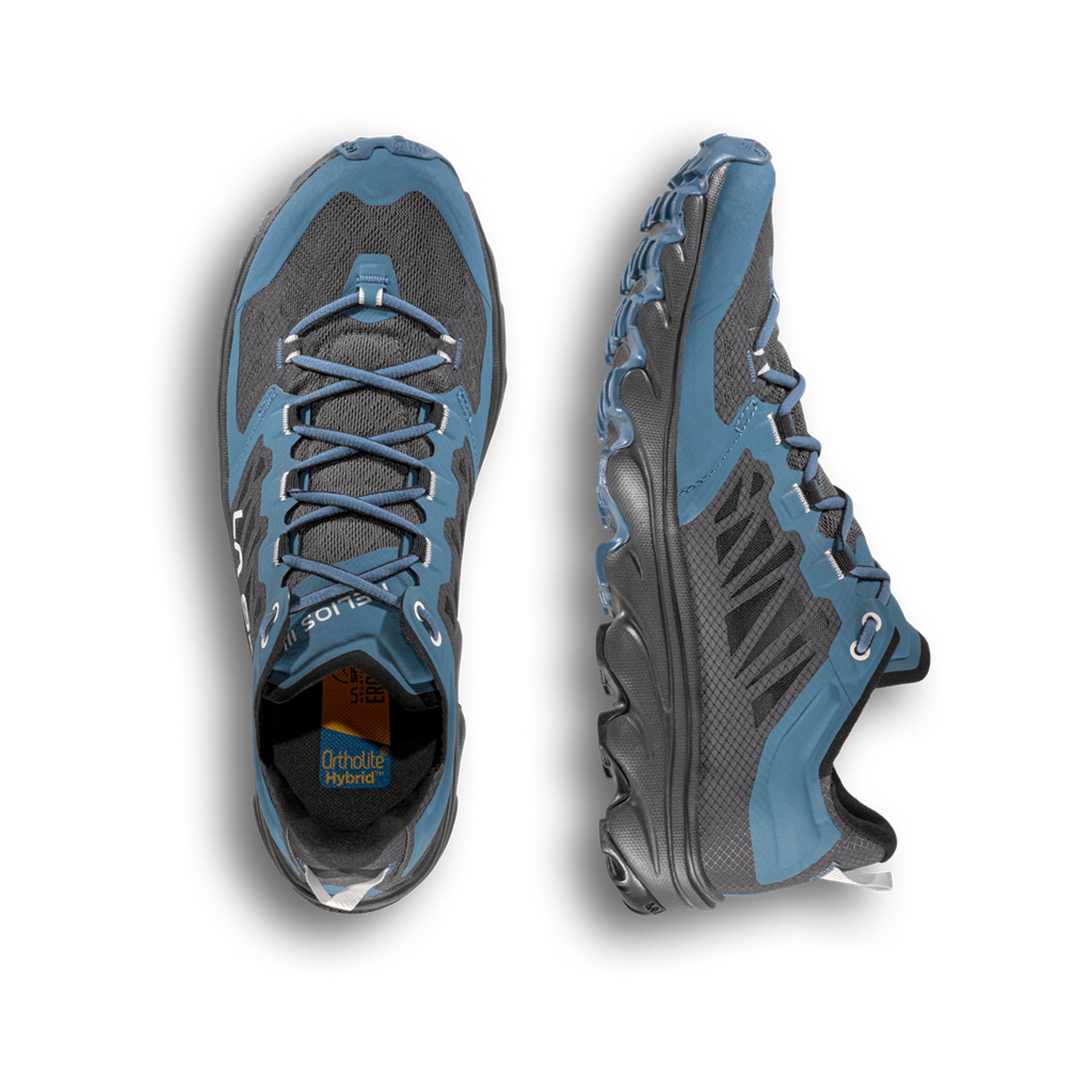 La Sportiva Men's Helios III Shoes in Hurricane/Chalk
