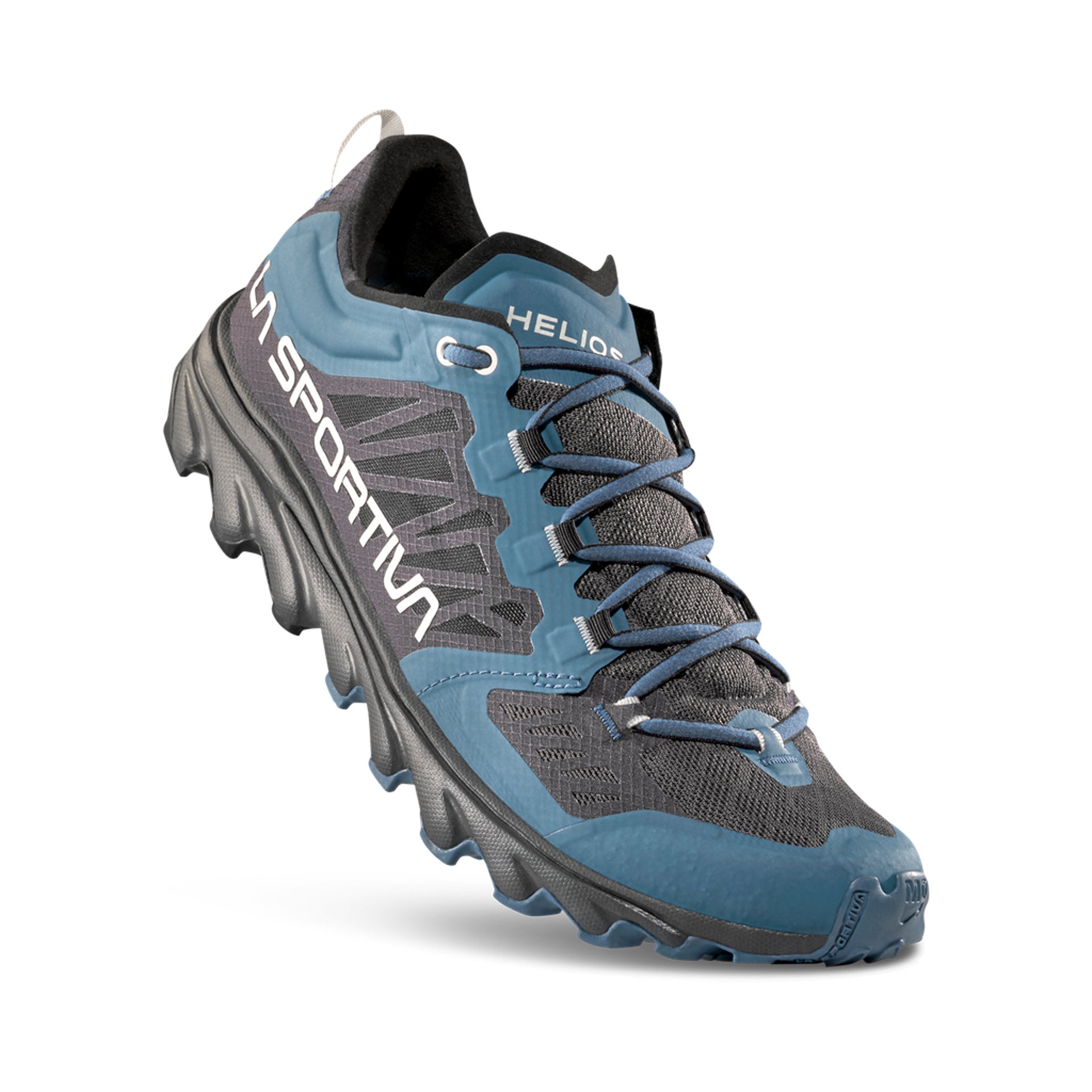 La Sportiva Men's Helios III Shoes in Hurricane/Chalk